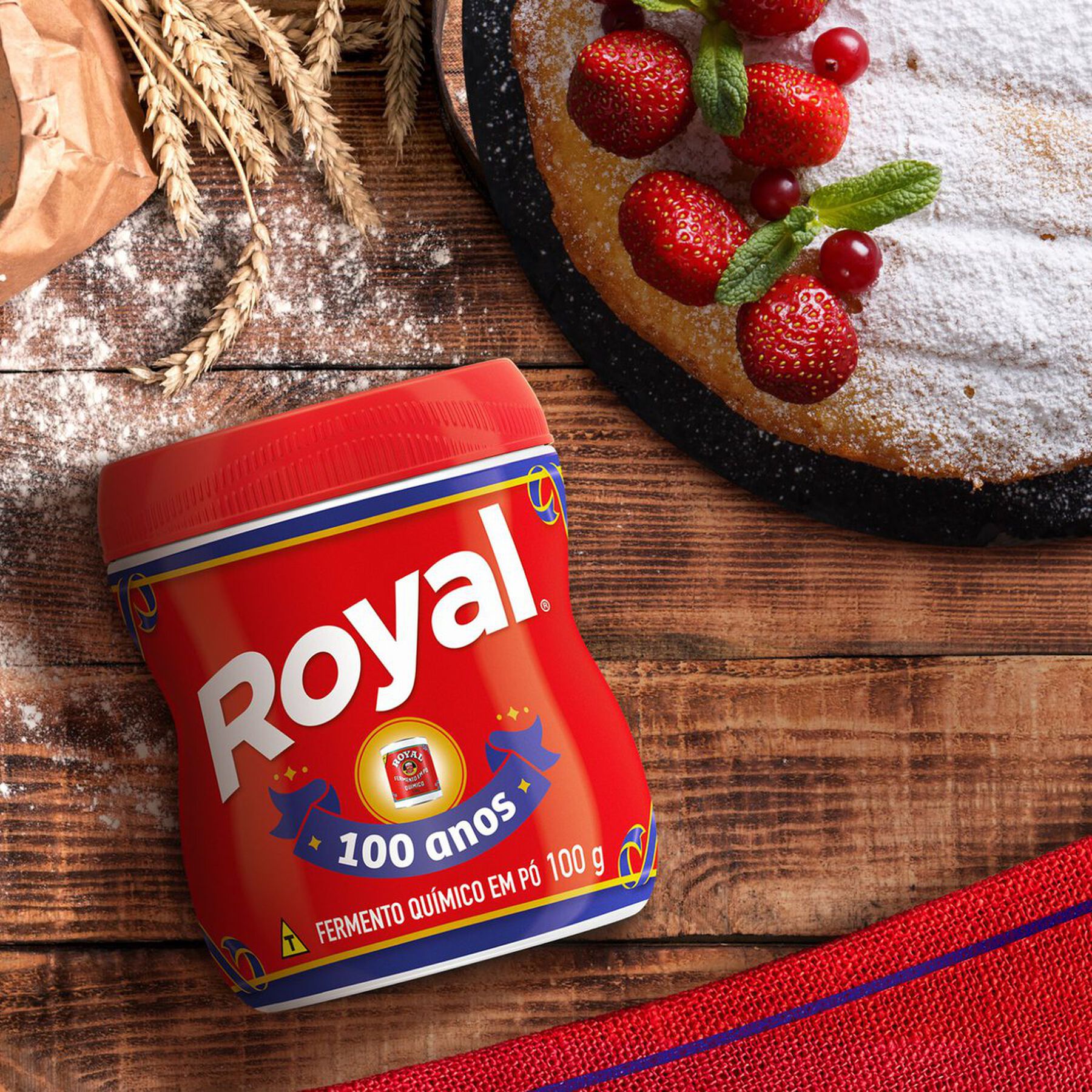 Fermento Químico em Pó Royal Pote 100g