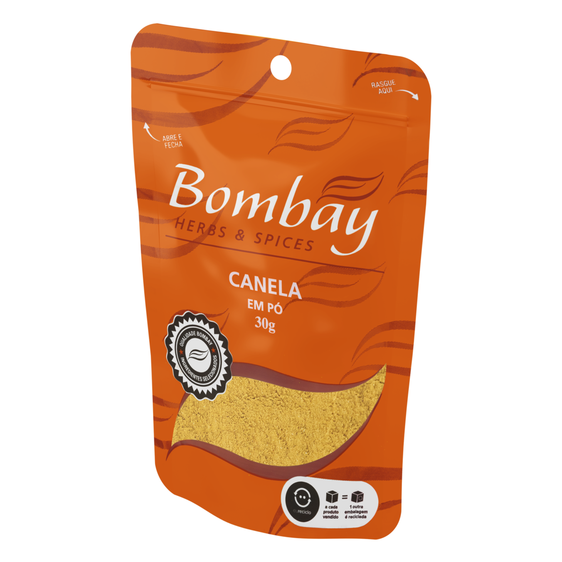 Canela em P&oacute; Bombay Pouch 30g
