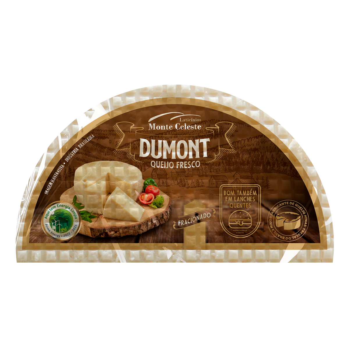 Queijo Fresco Dumont Monte Celeste Peda&ccedil;o aprox. 500g