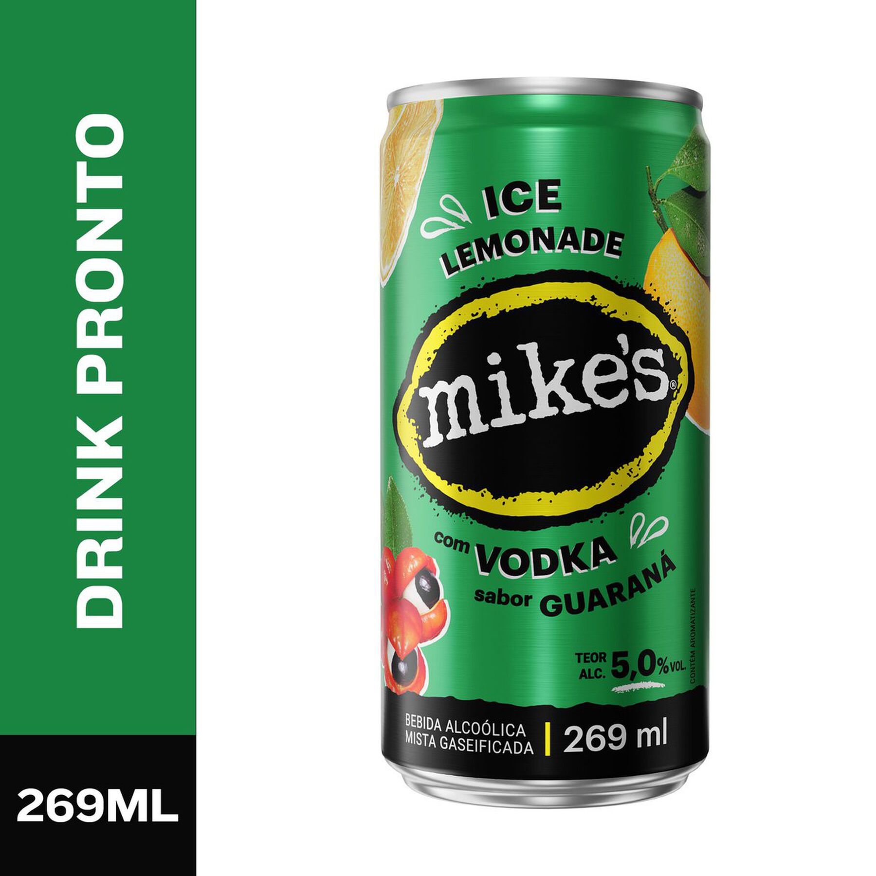 Bebida Mista Alco&oacute;lica Guaran&aacute; Mike's Ice Lemonade Lata 269ml