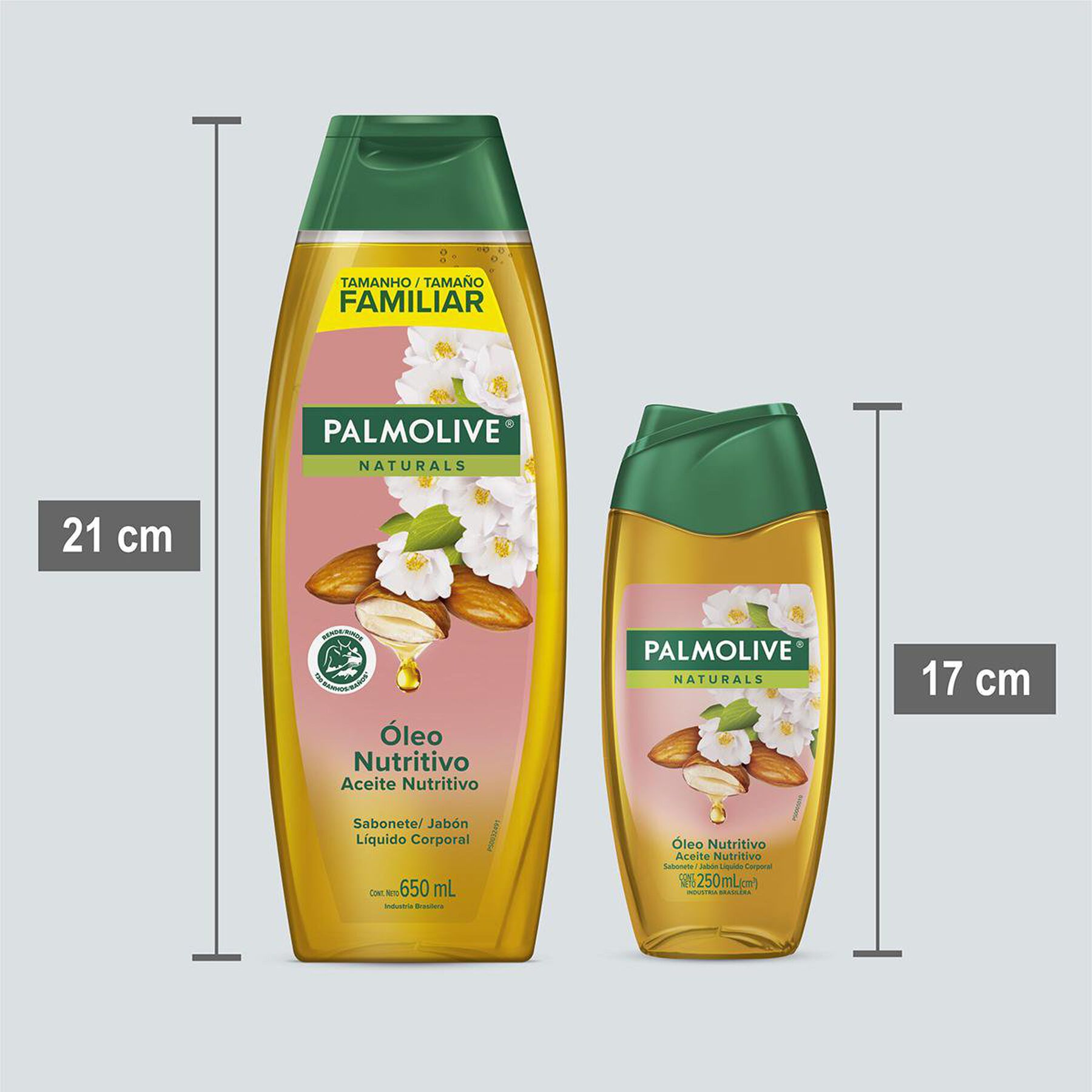 Sabonete Líquido Óleo Nutritivo Palmolive Naturals Frasco 650ml - Embalagem Tamanho Família