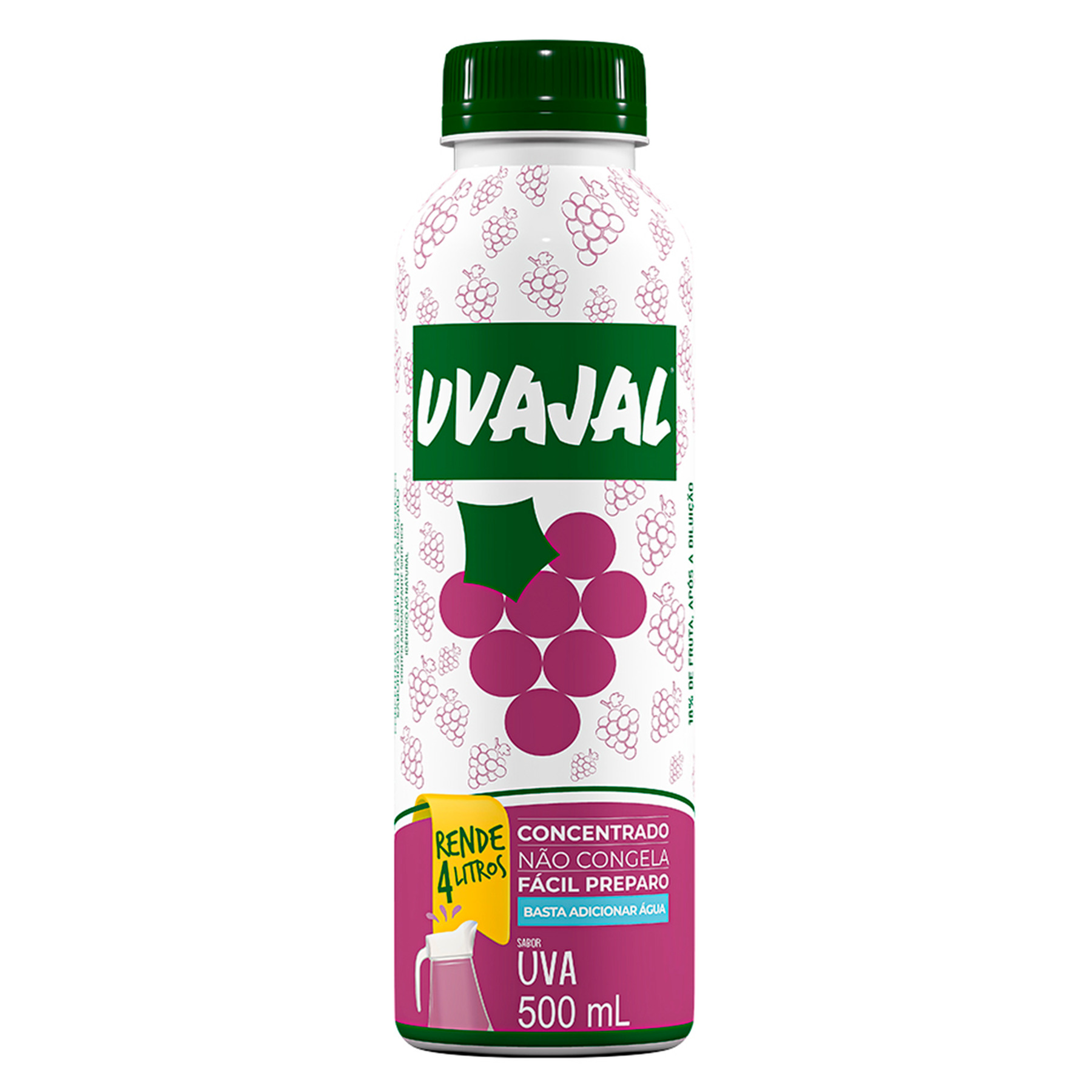 Suco Concentrado Uva Uvajal Garrafa 500ml