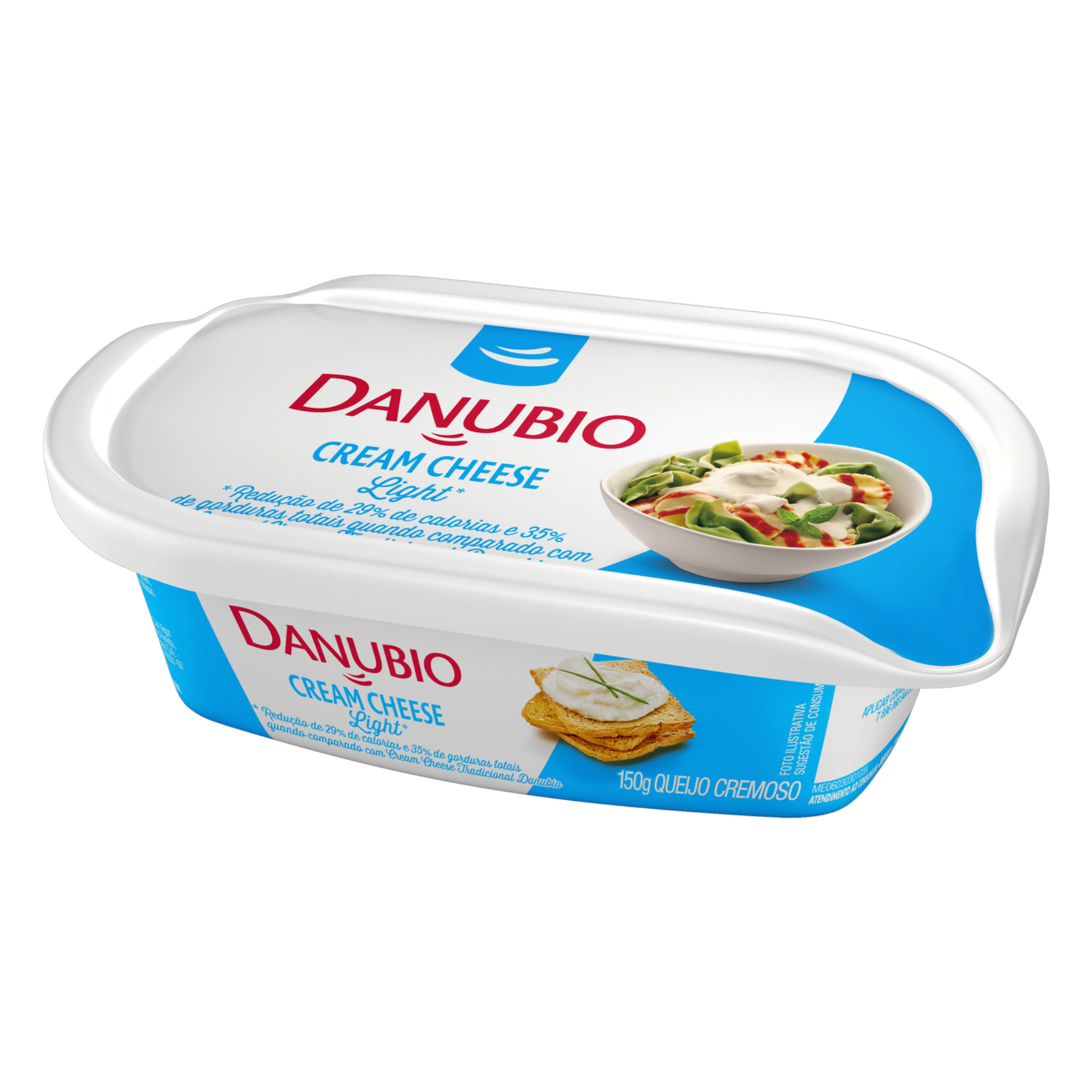 Queijo Cream Cheese Light Danubio Pote 150g