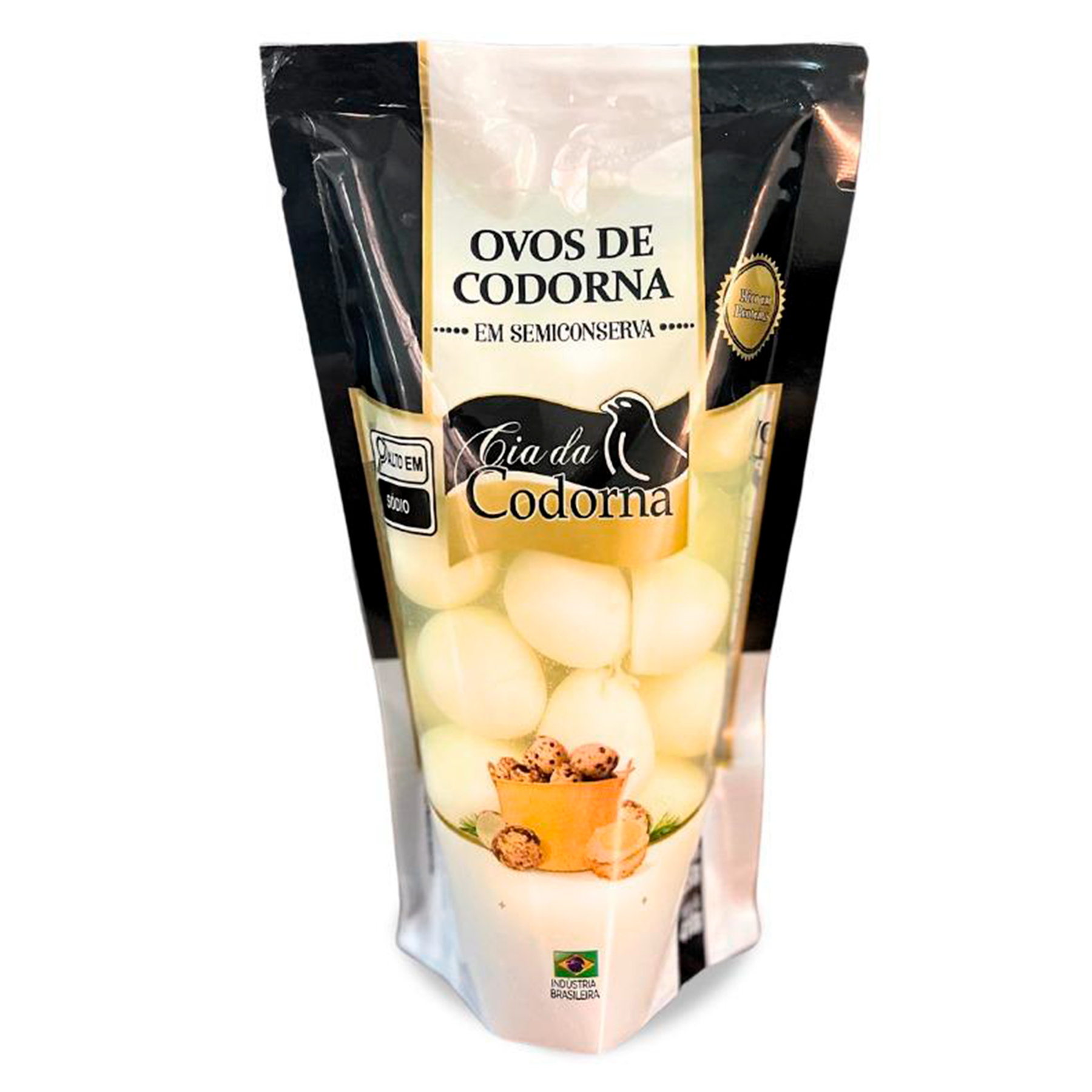 Ovo de Codorna Cia da Codorna Sach&ecirc; 250g