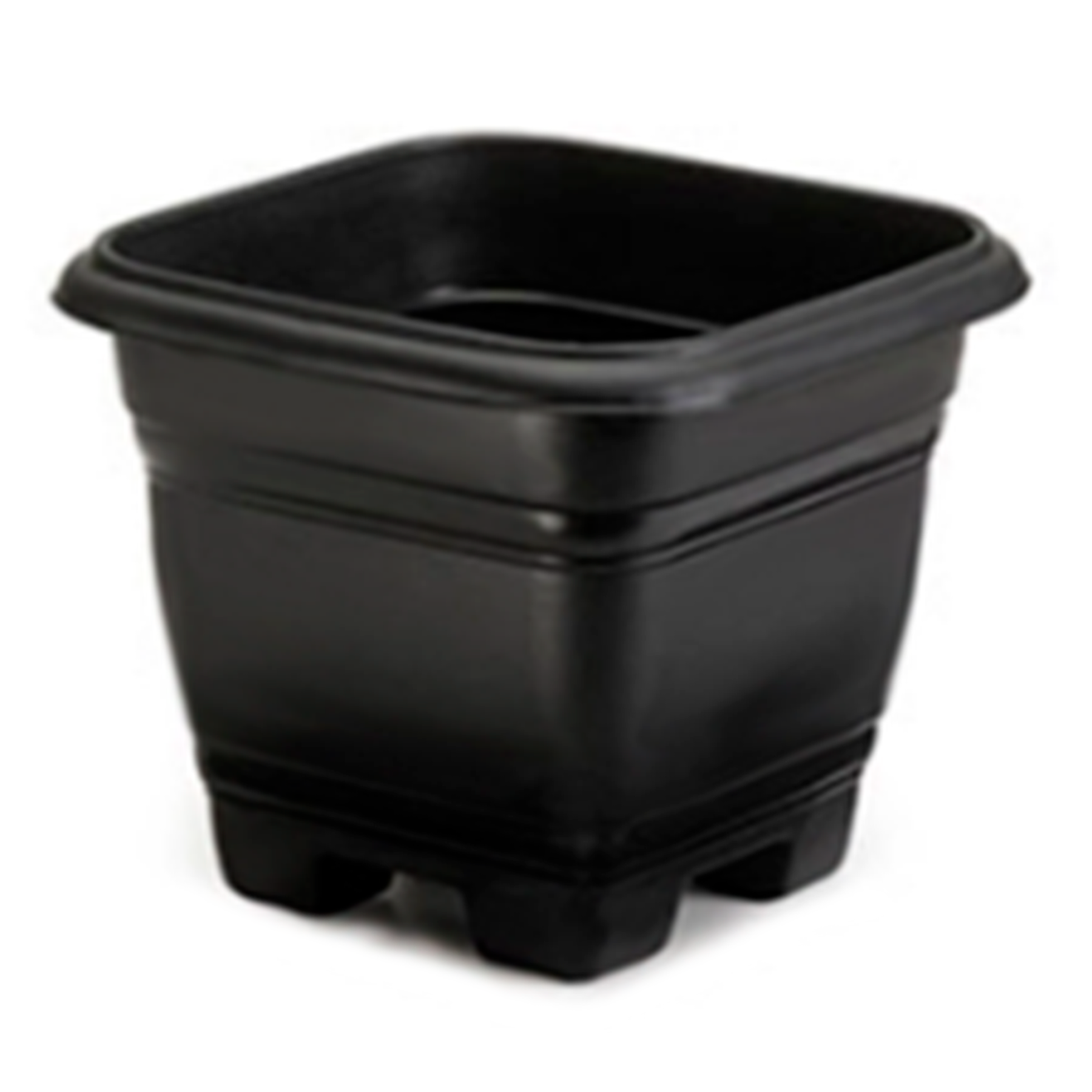 Vaso Quadrado Preto N35 Bella Fiore 17,5l