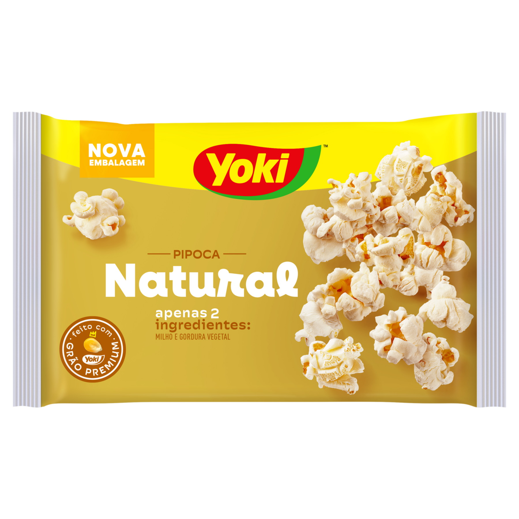 Pipoca para Micro-Ondas Natural Yoki Pacote 100g