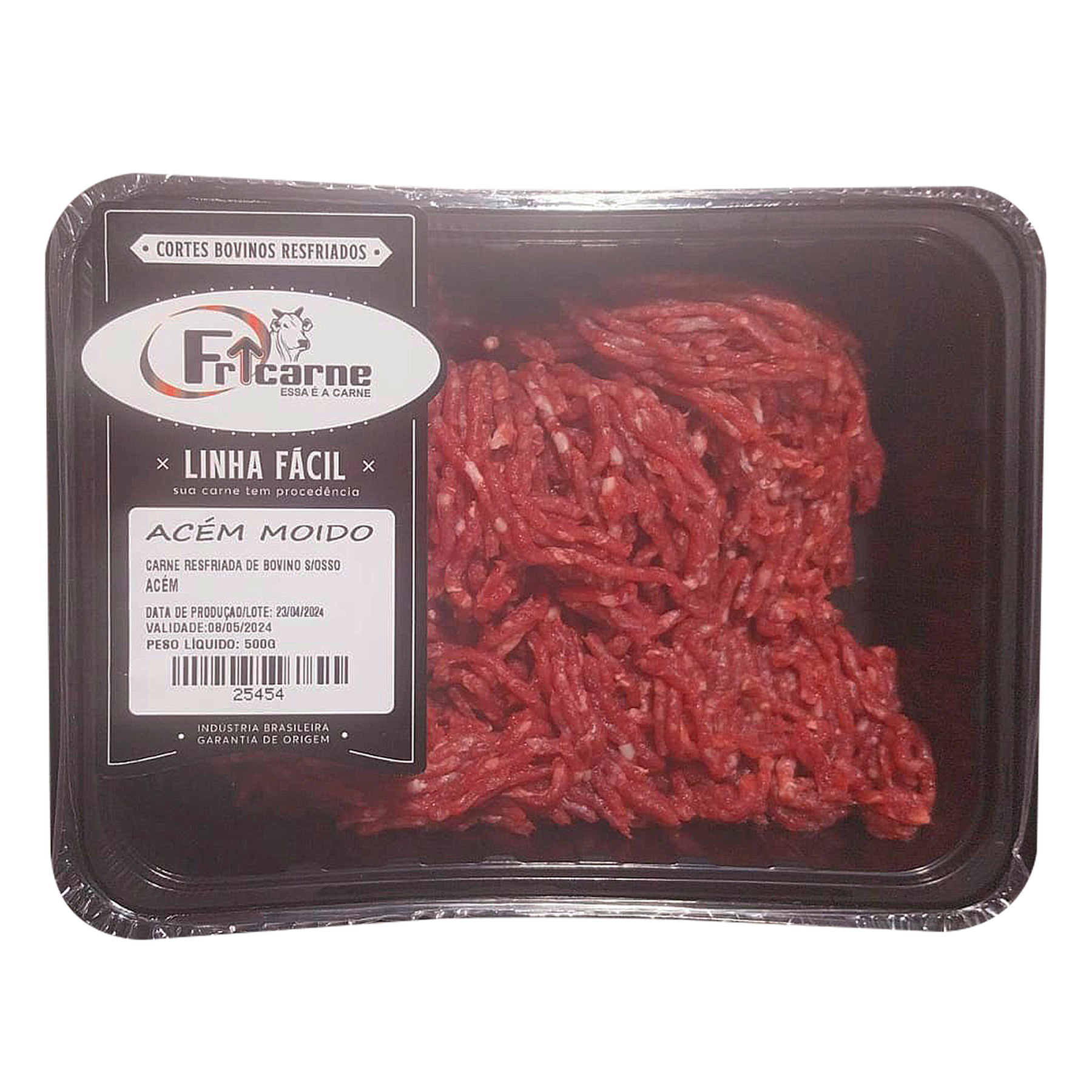 Acém Moído Bovino Fricarne 500g