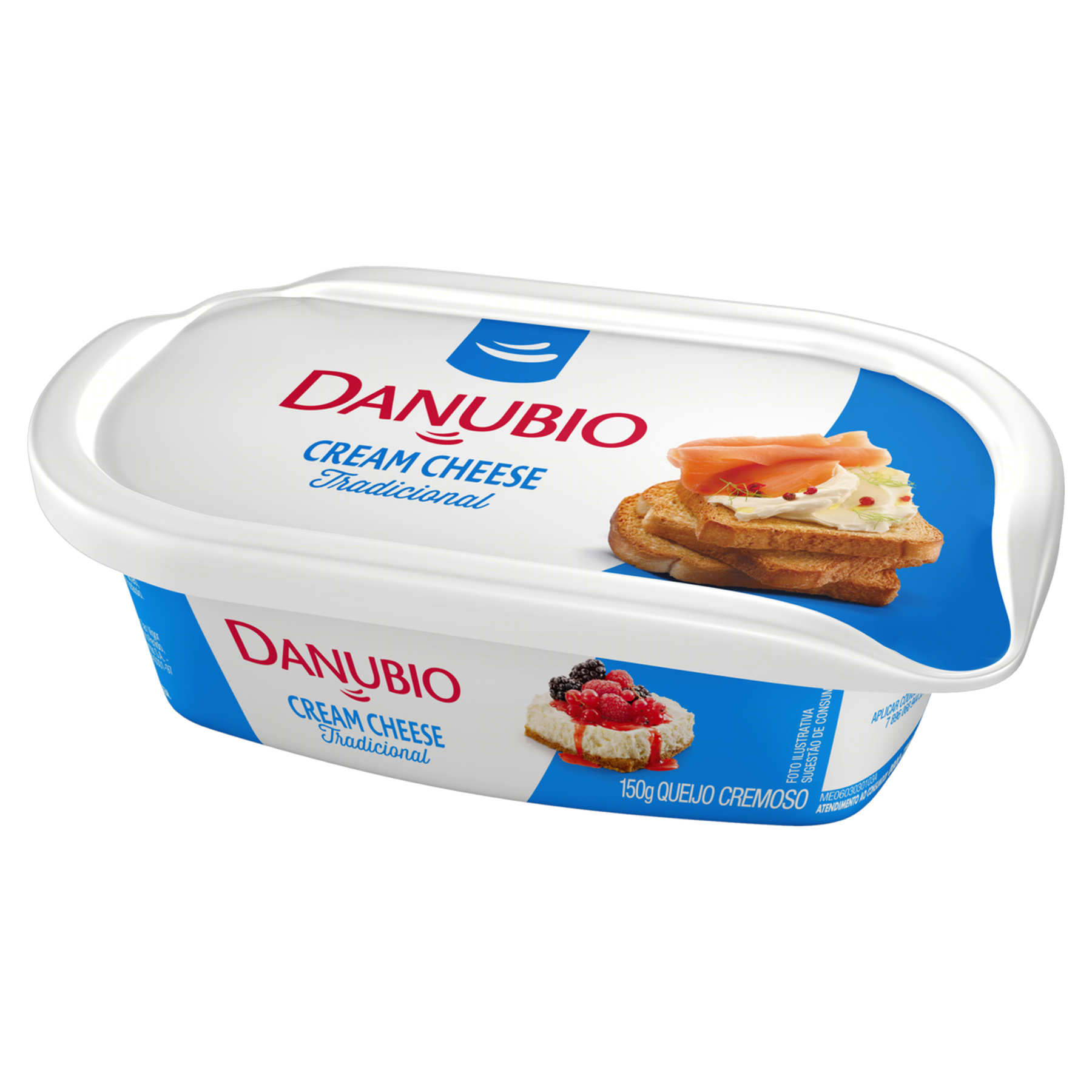 Queijo Cream Cheese Tradicional Danubio Pote 150g