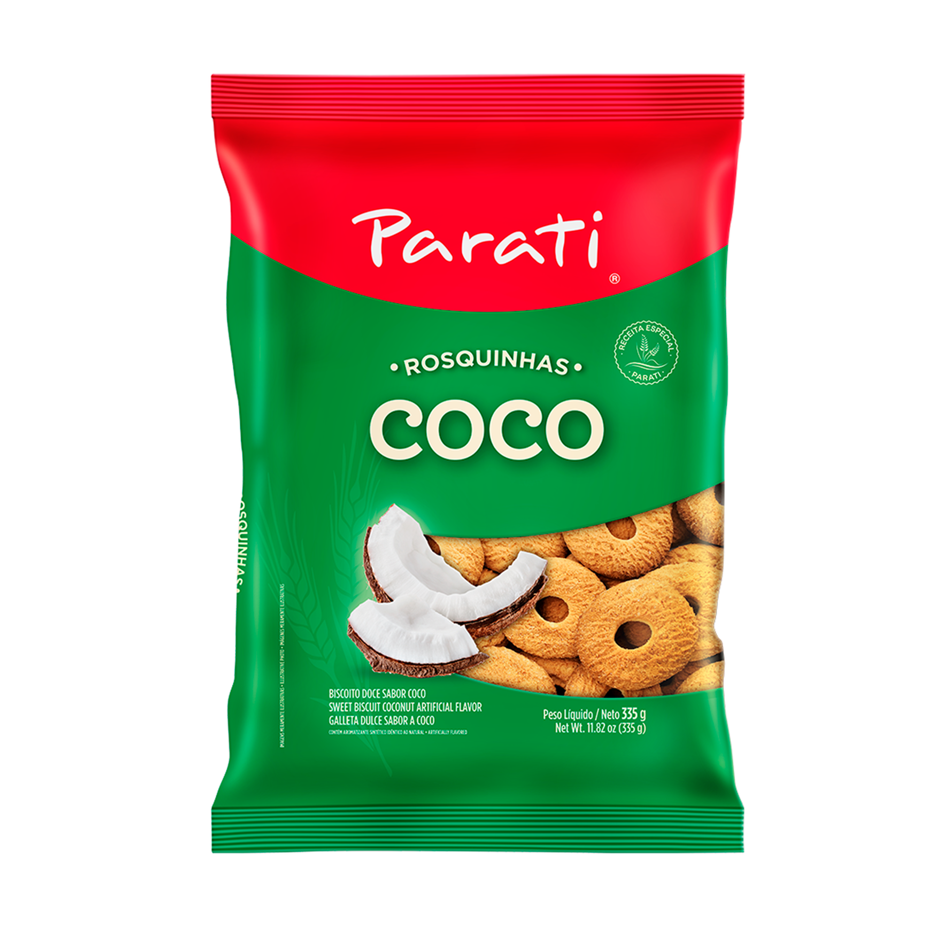 Biscoito Rosquinha Parati Coco 335g