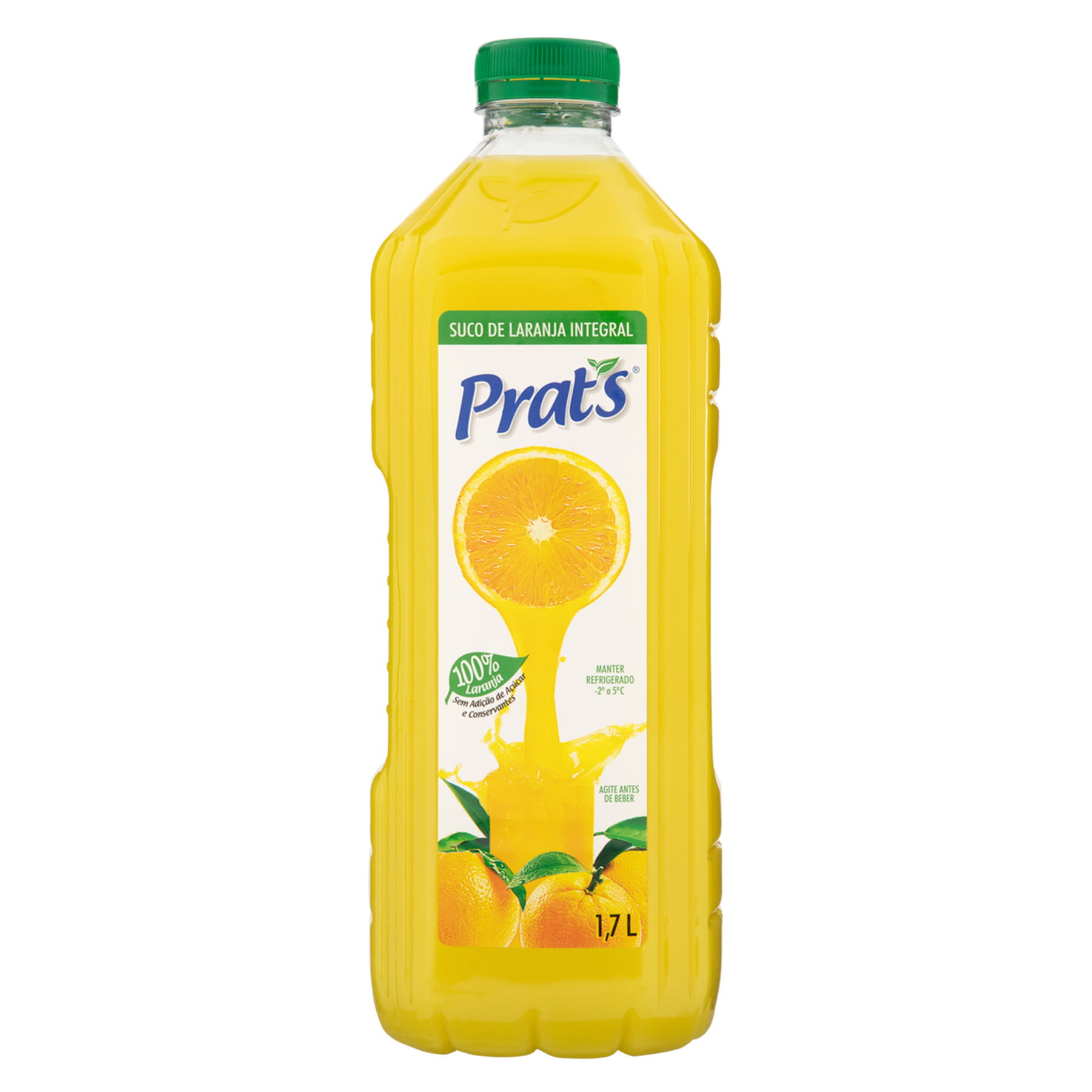 Suco de Laranja Integral Prat's Garrafa 1,7l