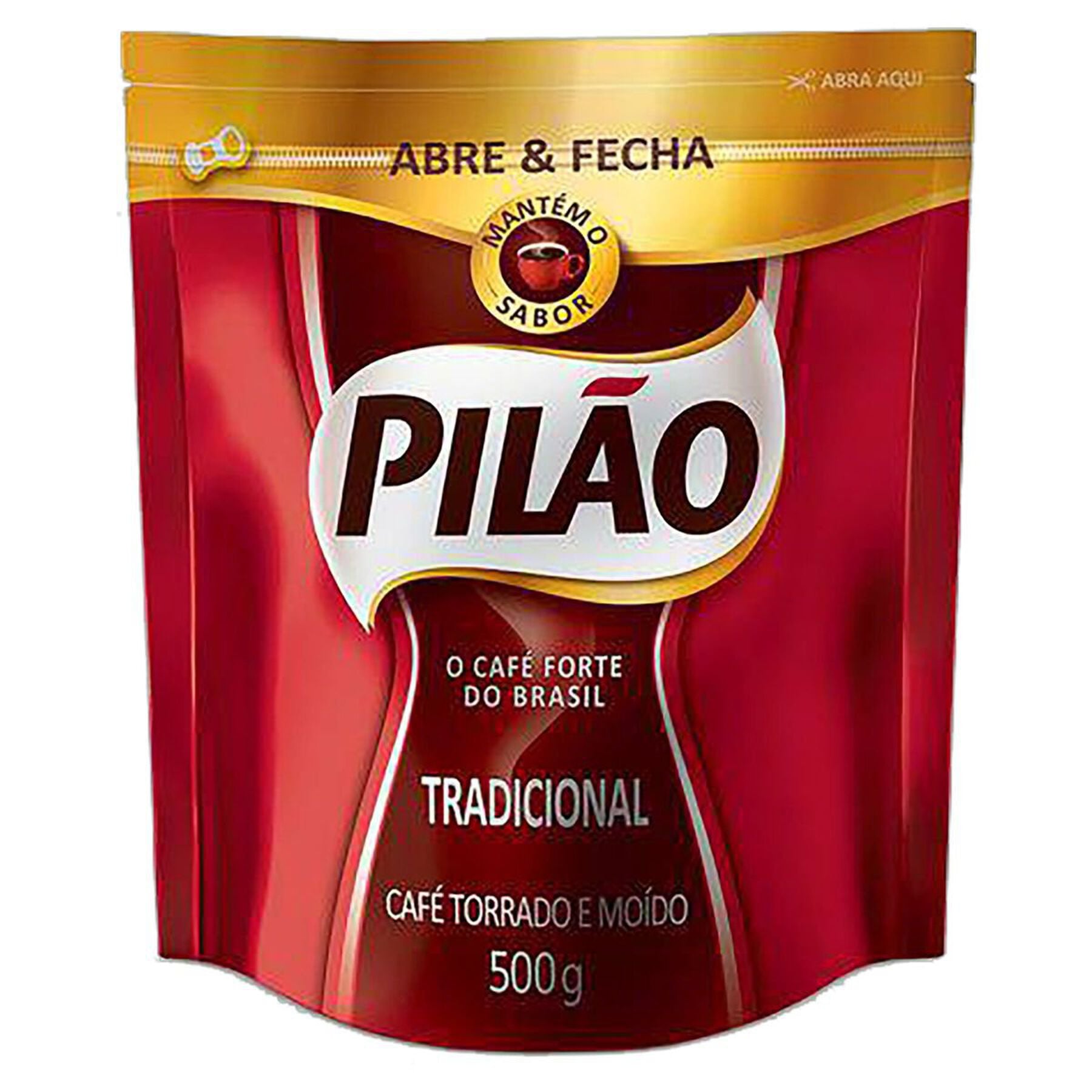 Caf&eacute; Torrado e Mo&iacute;do Tradicional Pil&atilde;o Pouch 500g&nbsp;