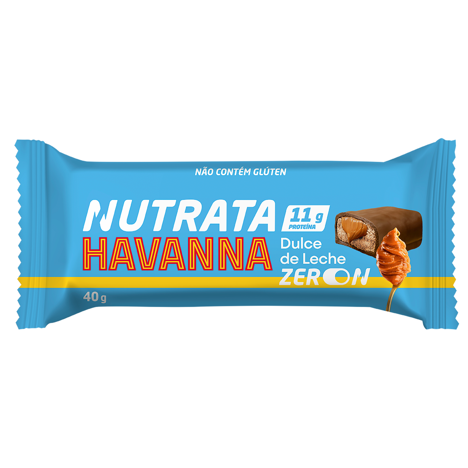 Barra Prote&iacute;na Doce de Leite Havanna Zero Nutrata Pacote 40g