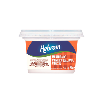 Manteiga Hebrom Com Sal 200g