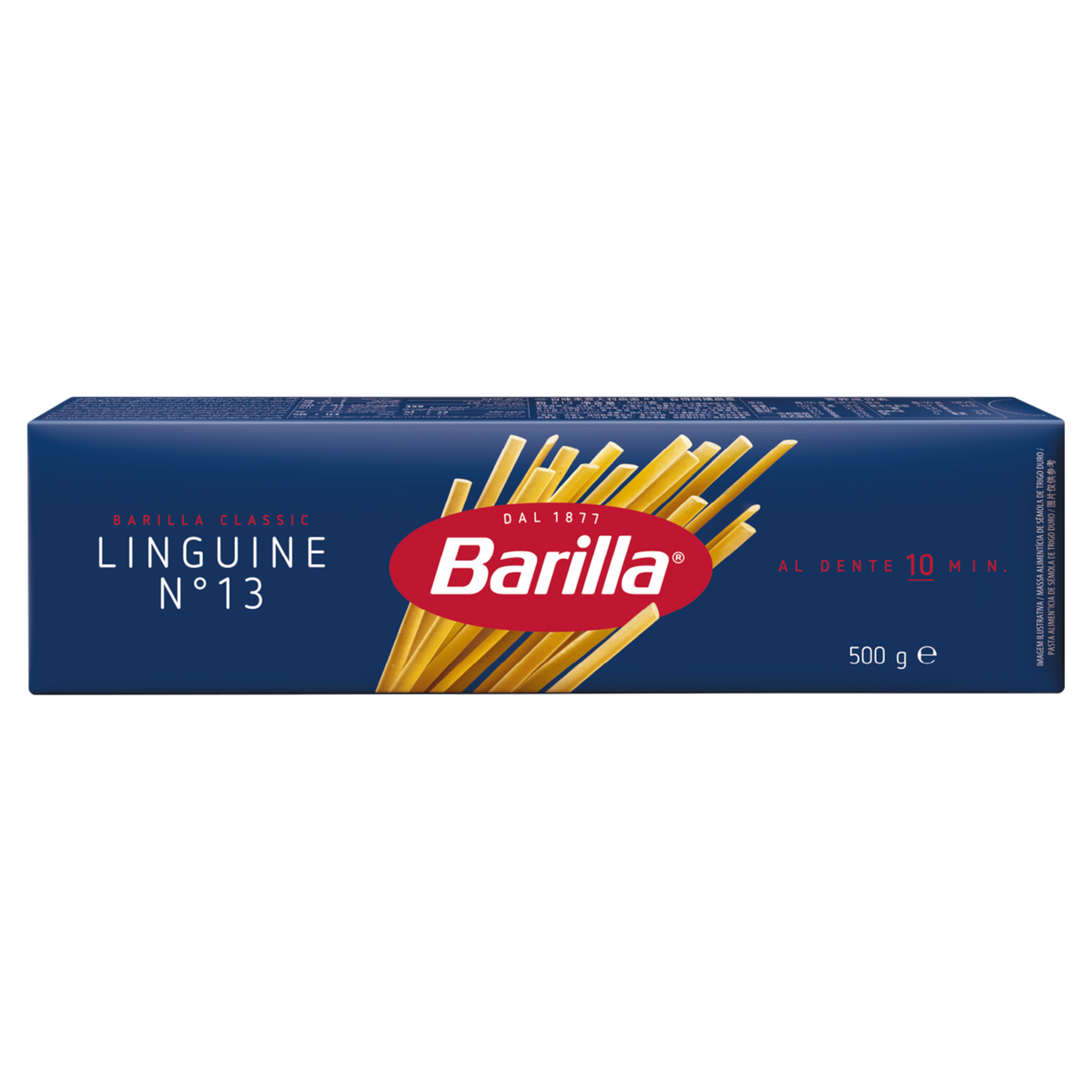 Macarrão de Sêmola de Trigo Duro Linguine 13 Barilla Classic Caixa 500g