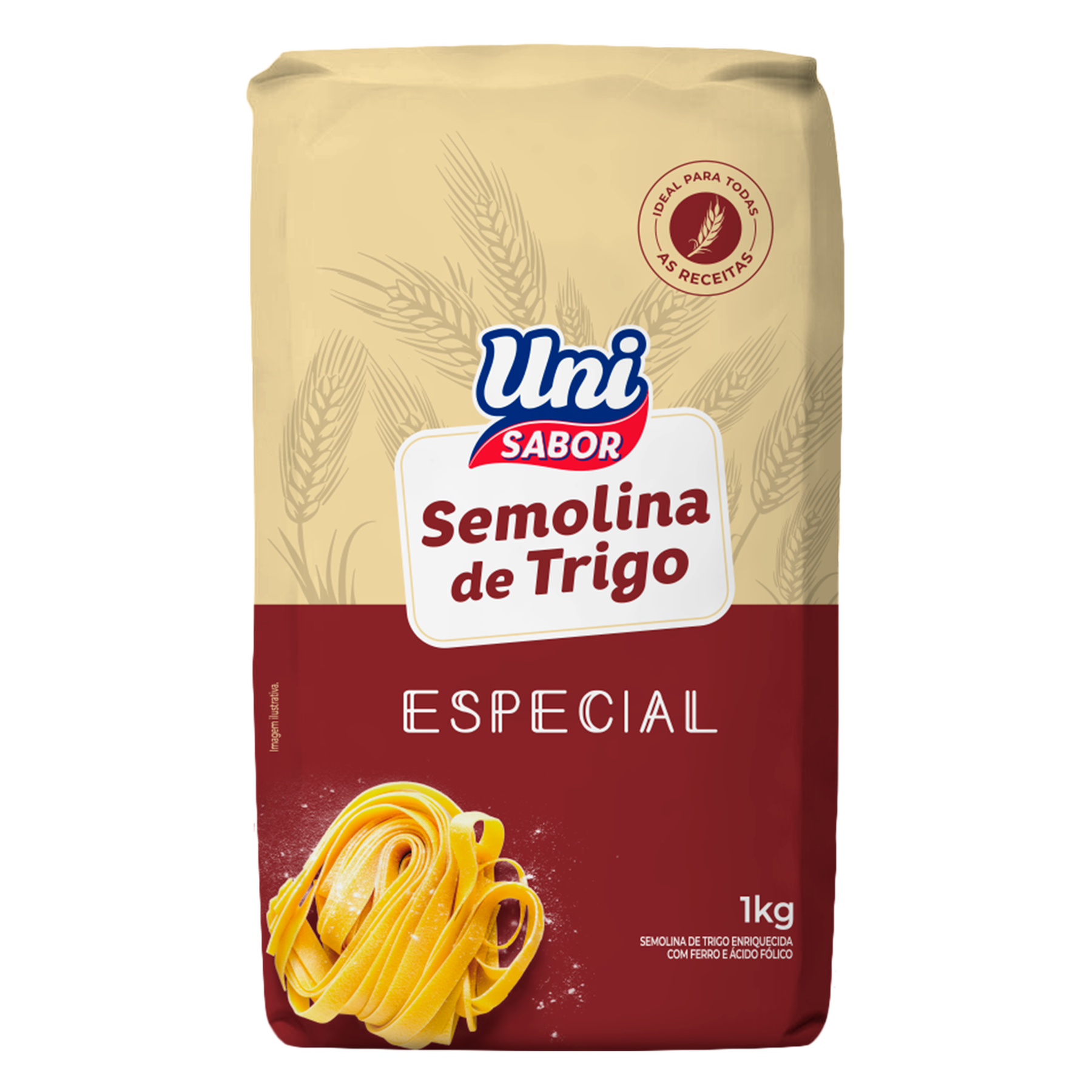 Farinha Semolina de Trigo Especial Uni Sabor 1kg