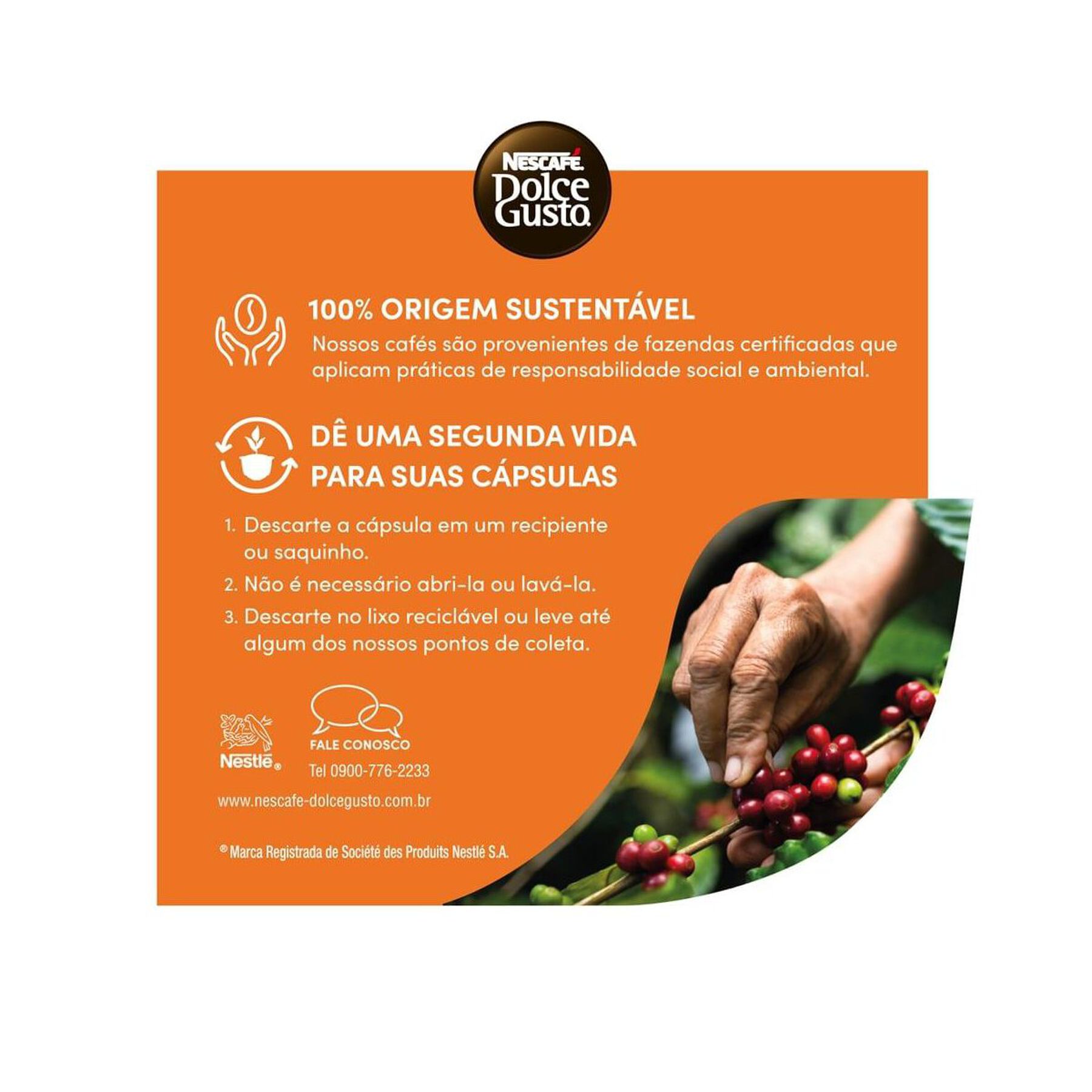 Café em Cápsula Torrado e Moído Caseiro Intenso Dolce Gusto Nescafé Caixa C/10 Unidades