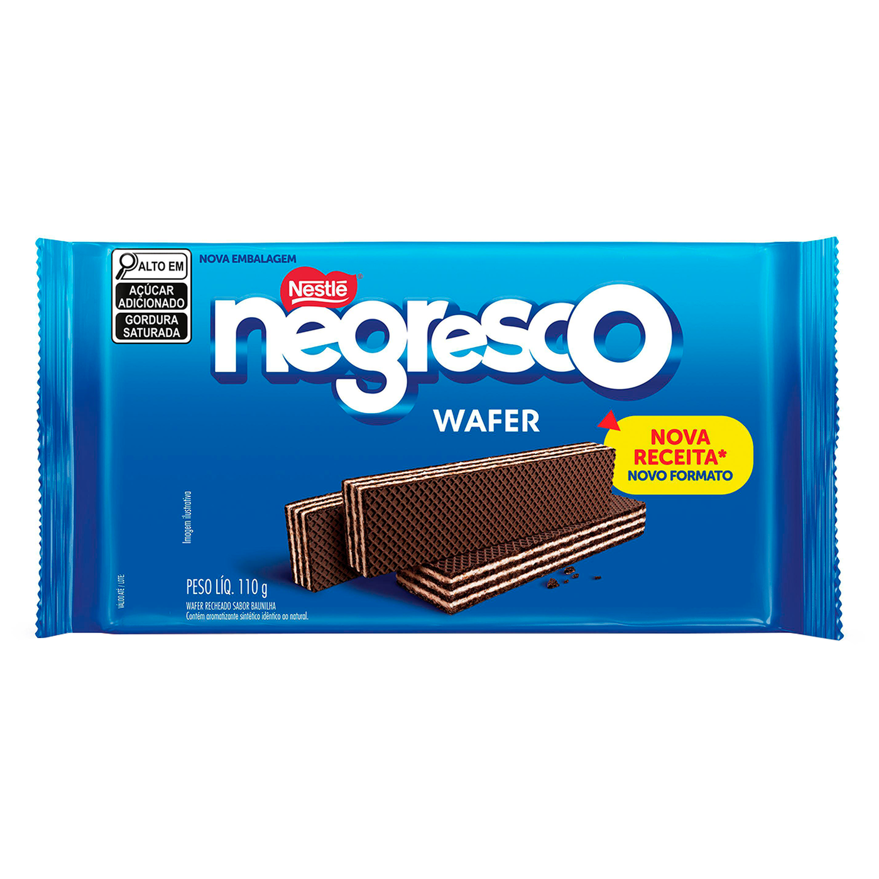 Biscoito Wafer Negresco Nestlé Pacote 110g