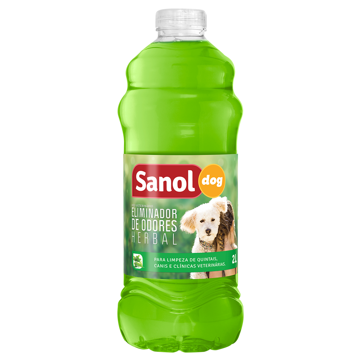 Eliminador de Odores Uso Veterin&aacute;rio Herbal Sanol Dog Frasco 2l