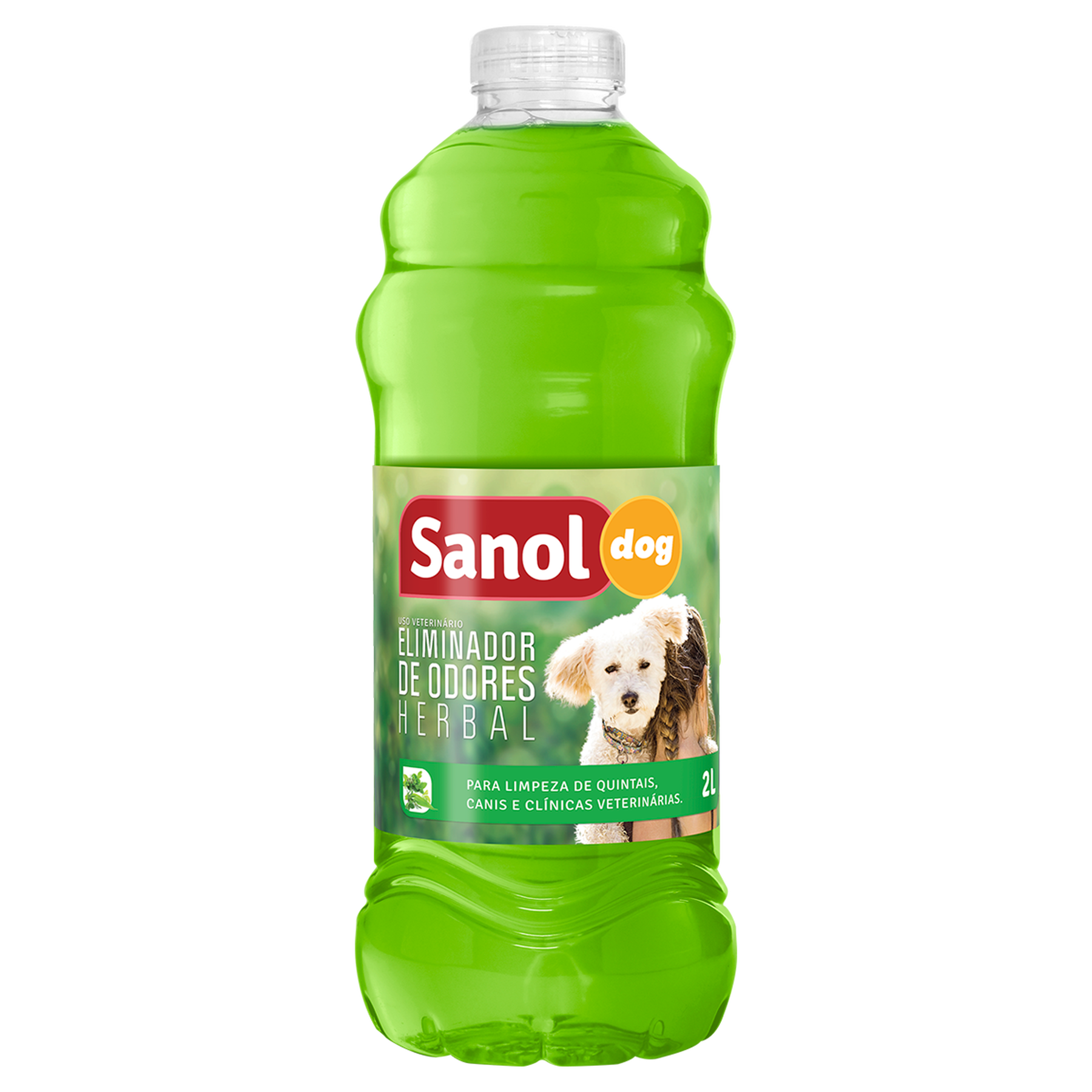 Eliminador de Odores Uso Veterinário Herbal Sanol Dog Frasco 2l