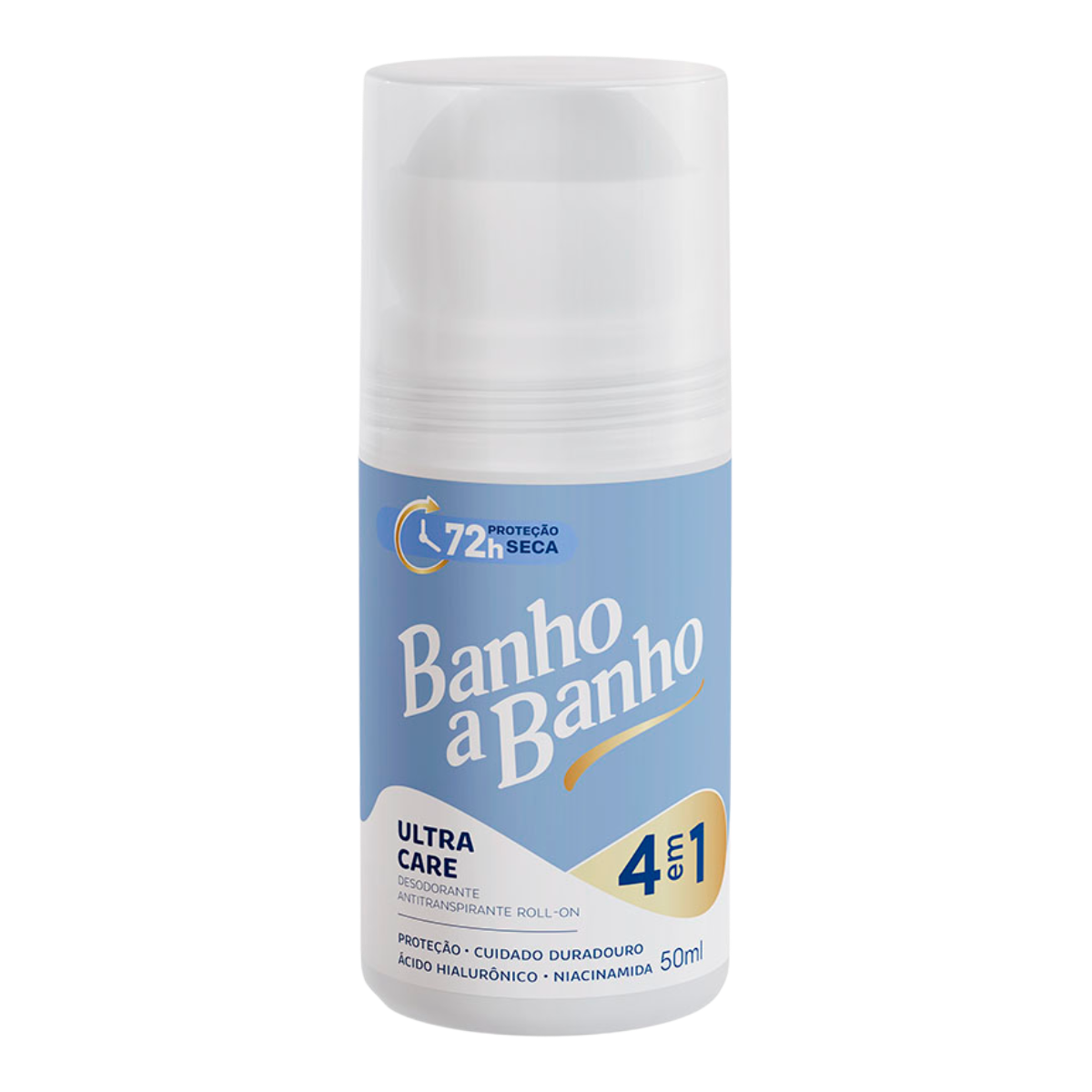 Antitranspirante Ultra Care 4 em 1 Banho a Banho Roll-On 50ml
