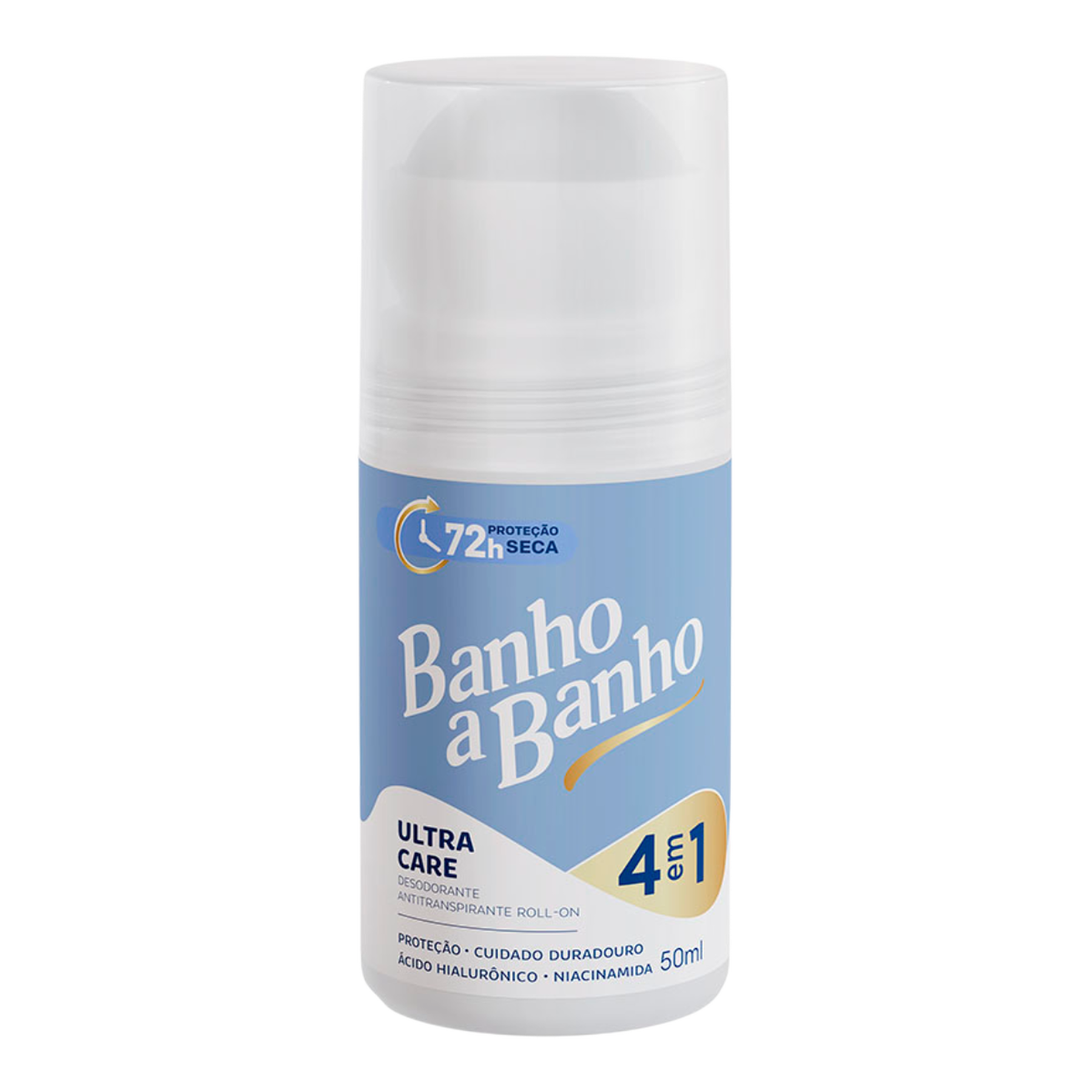 Antitranspirante Ultra Care 4 em 1 Banho a Banho Roll-On 50ml