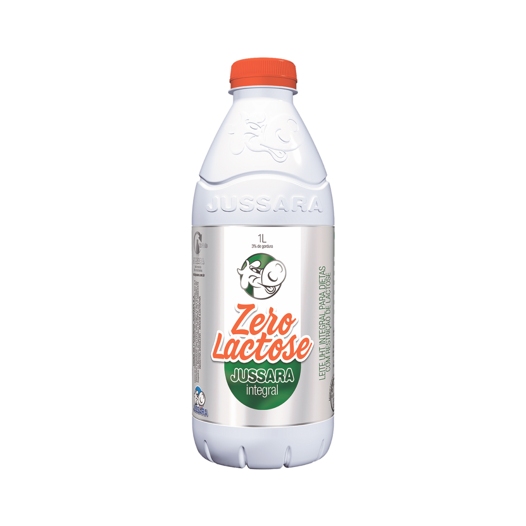 Leite Zero Lactose Jussara Integral Garrafa 1l