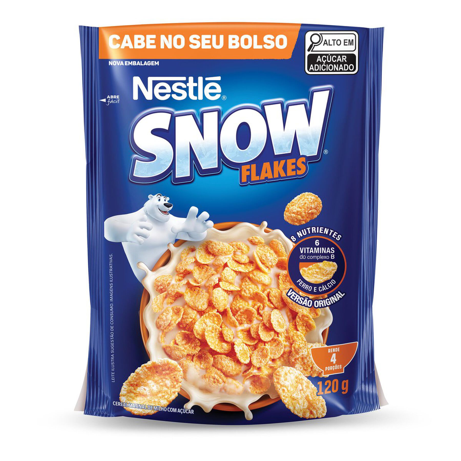 Cereal Snow Flakes Nestl&eacute; Sach&ecirc; 120g&nbsp;