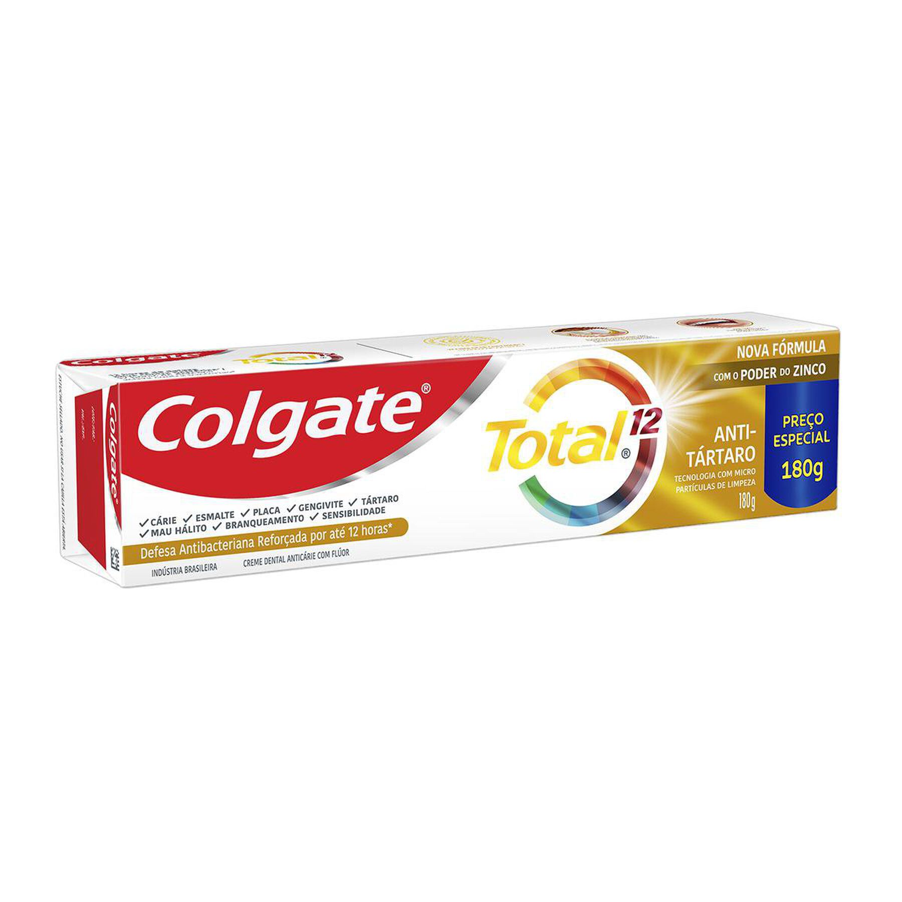 Creme Dental Colgate Total 12 Anti Tártaro 180g
