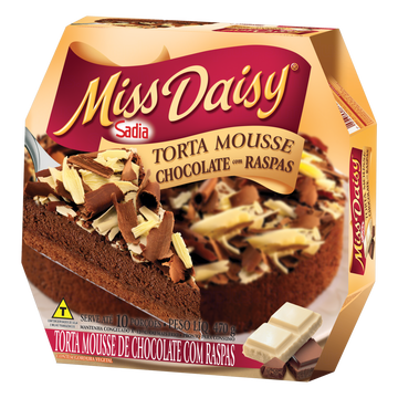 Torta Mousse de Chocolate com Raspas Miss Daisy Caixa 470g