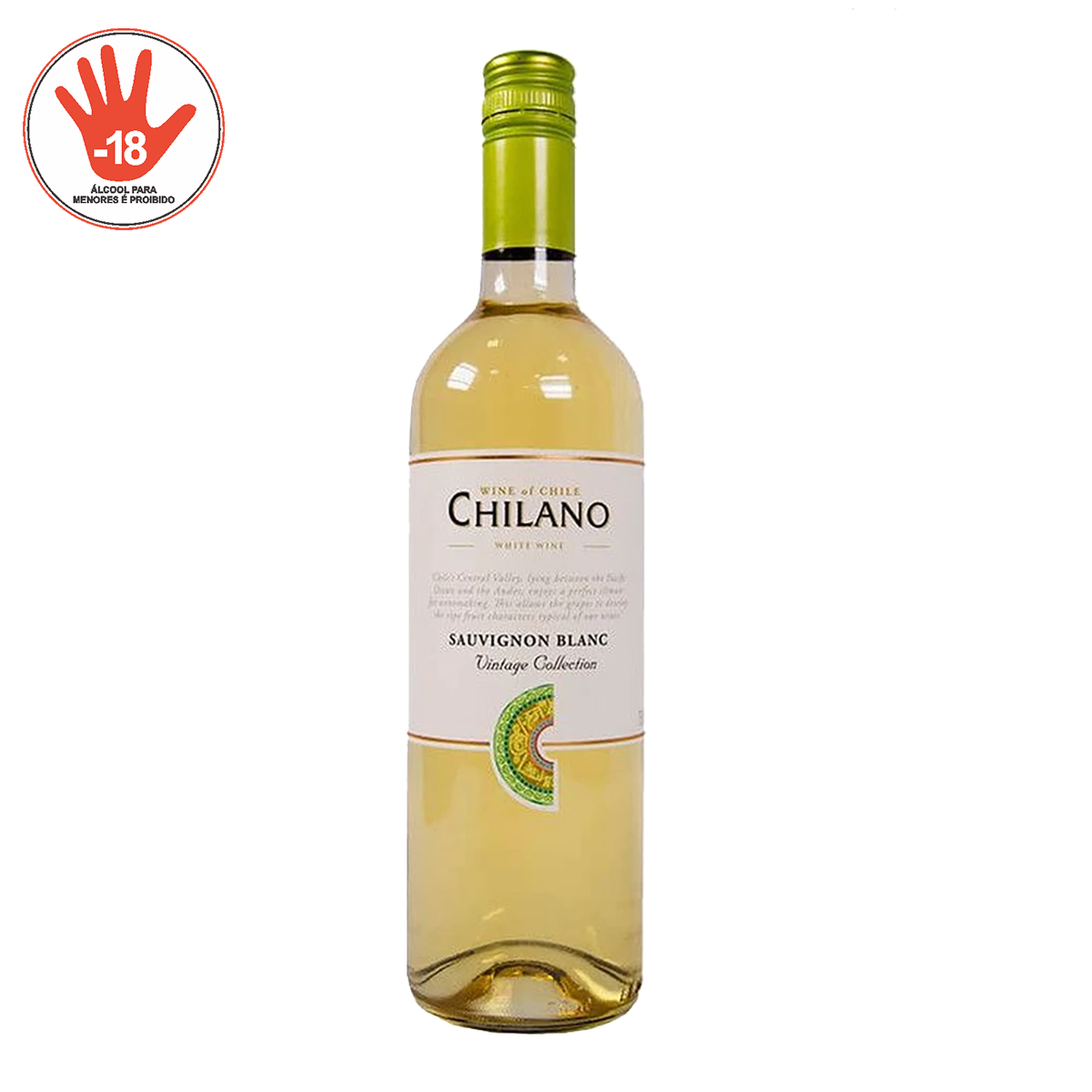 Vinho Branco Sauvignon Blanc Chilano Garrafa 750ml