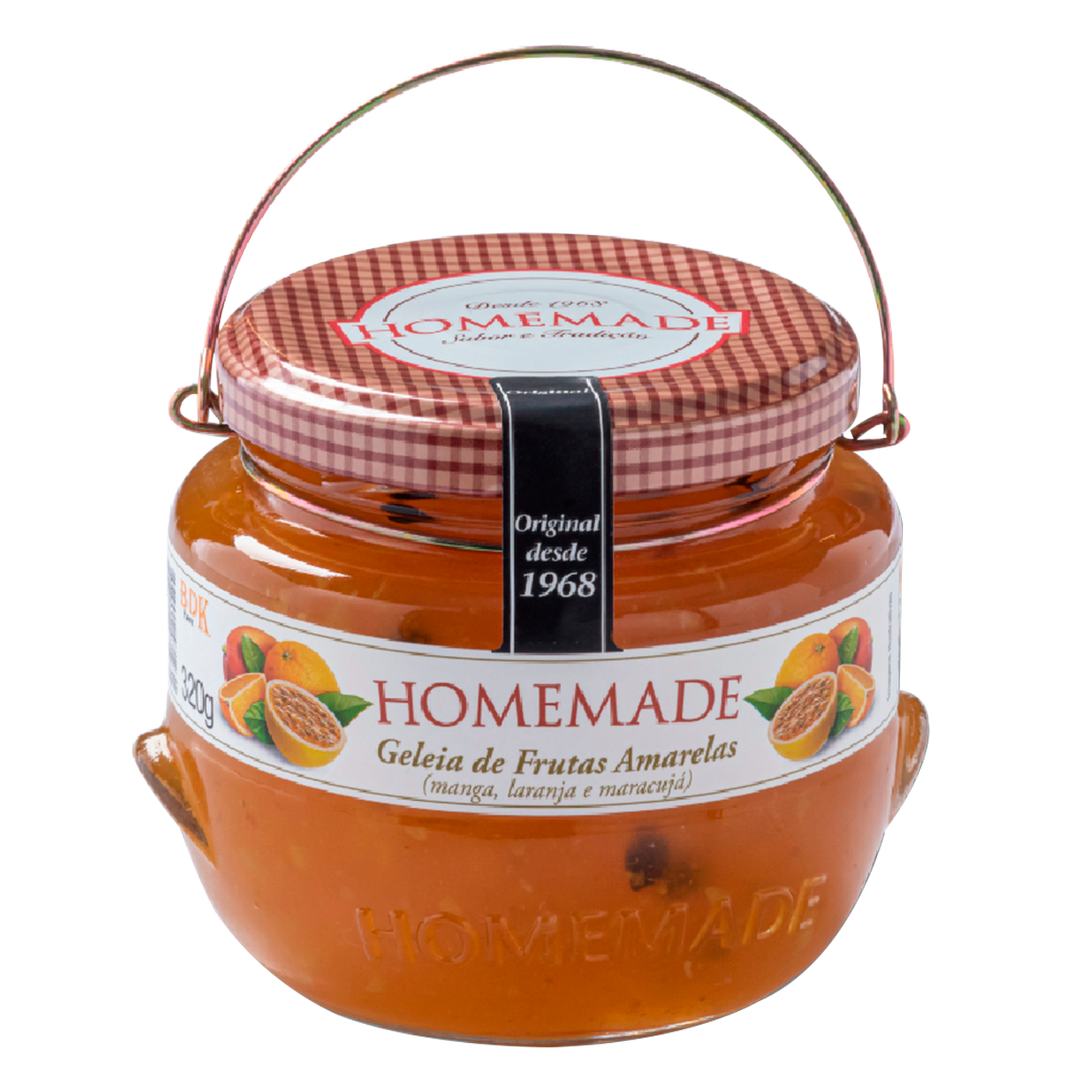 Geleia de Frutas Amarelas Homemade Vidro 320g