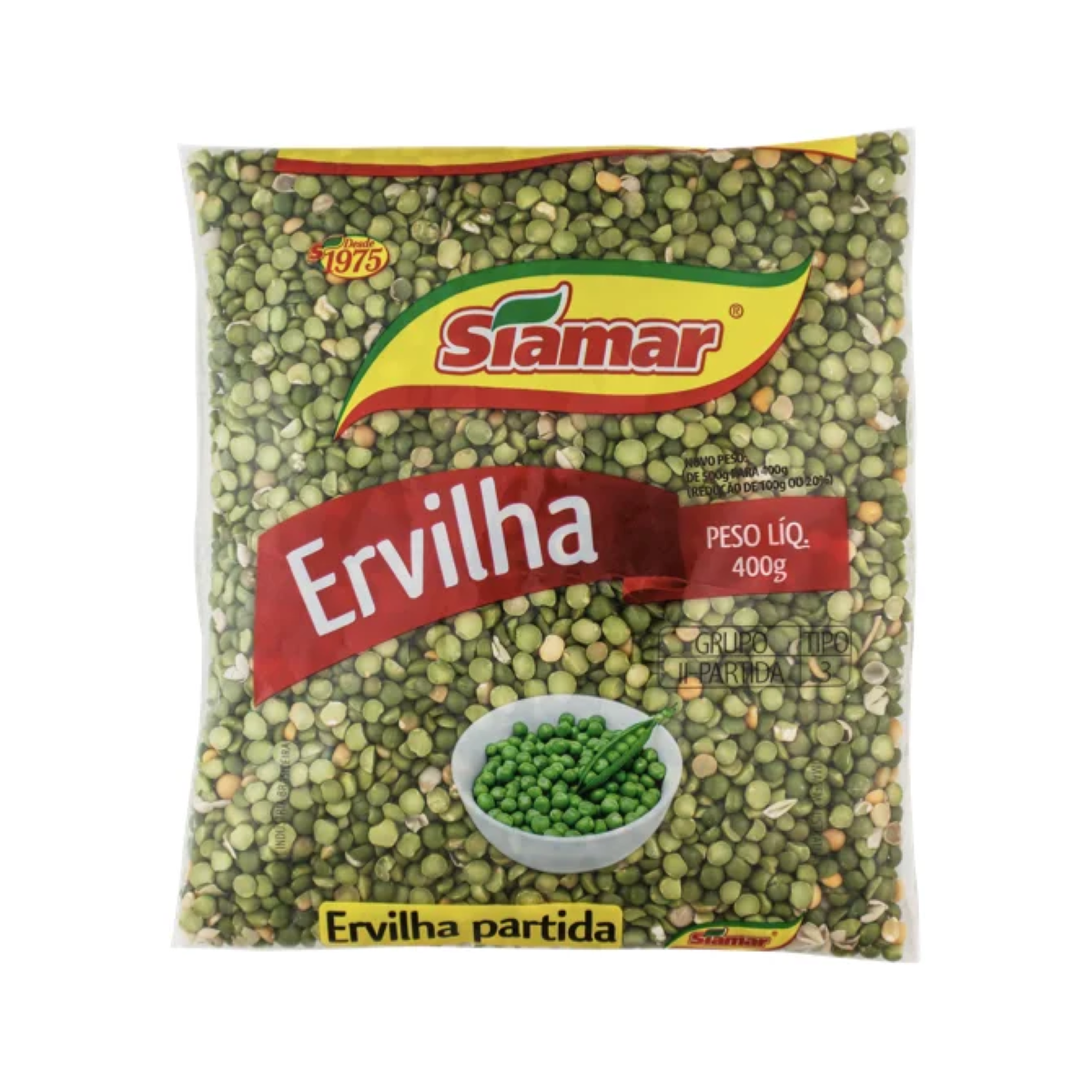 Ervilha Siamar Pacote 400g