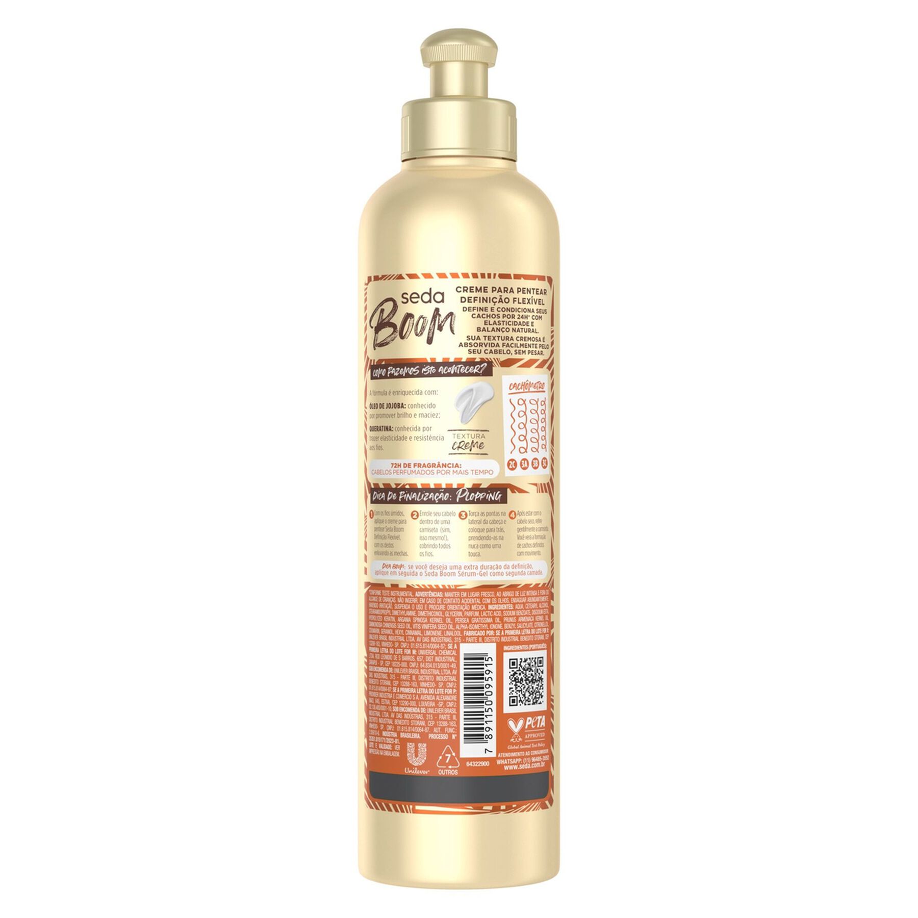 Creme para Pentear Seda Boom Definição Flexível 350ml