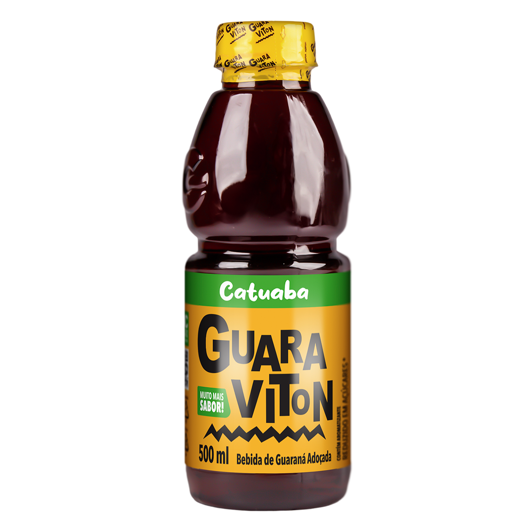 Bebida Adoçada Guaraná e Catuaba Guaraviton Garrafa 500ml