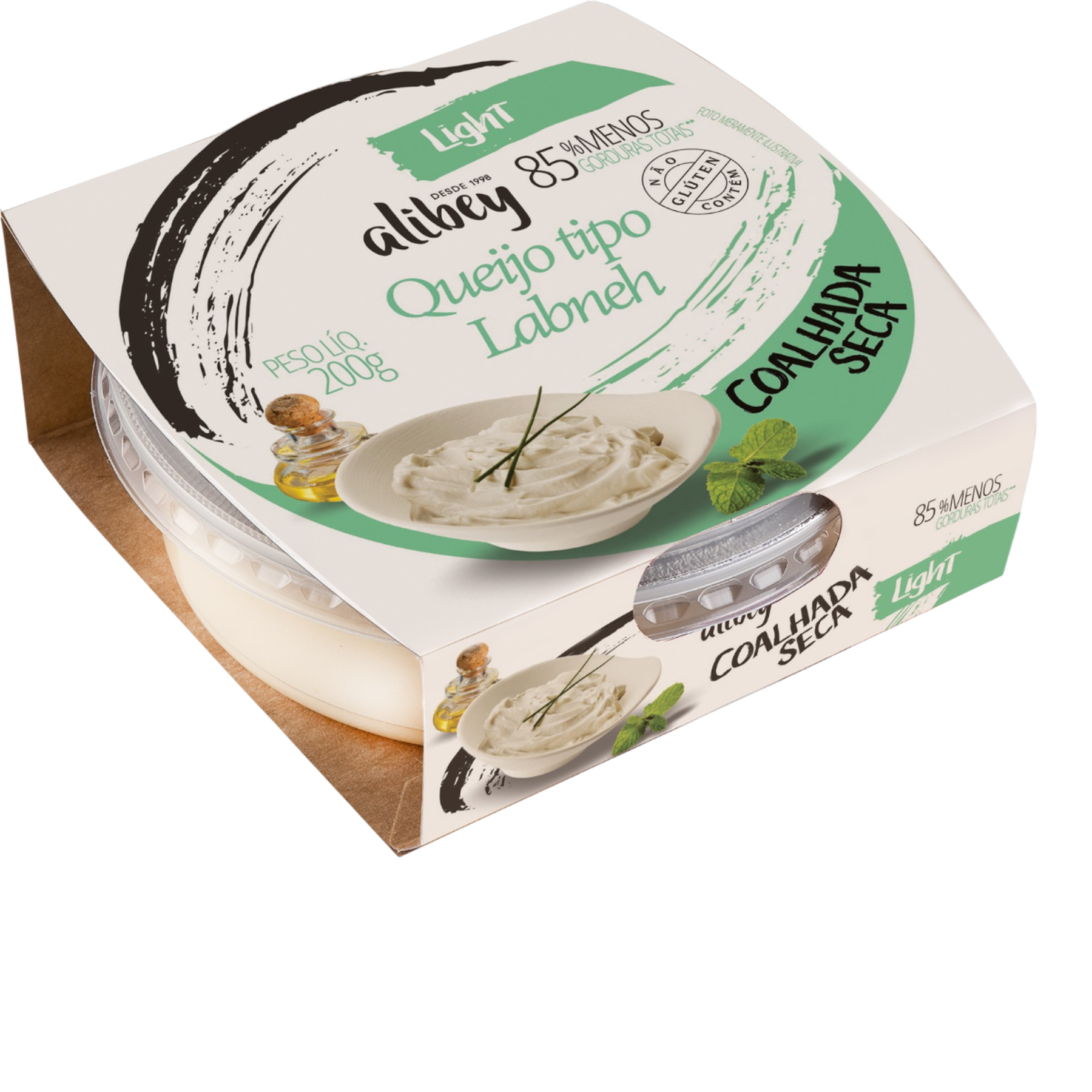 Queijo Labneh Light Alibey Pote 200g
