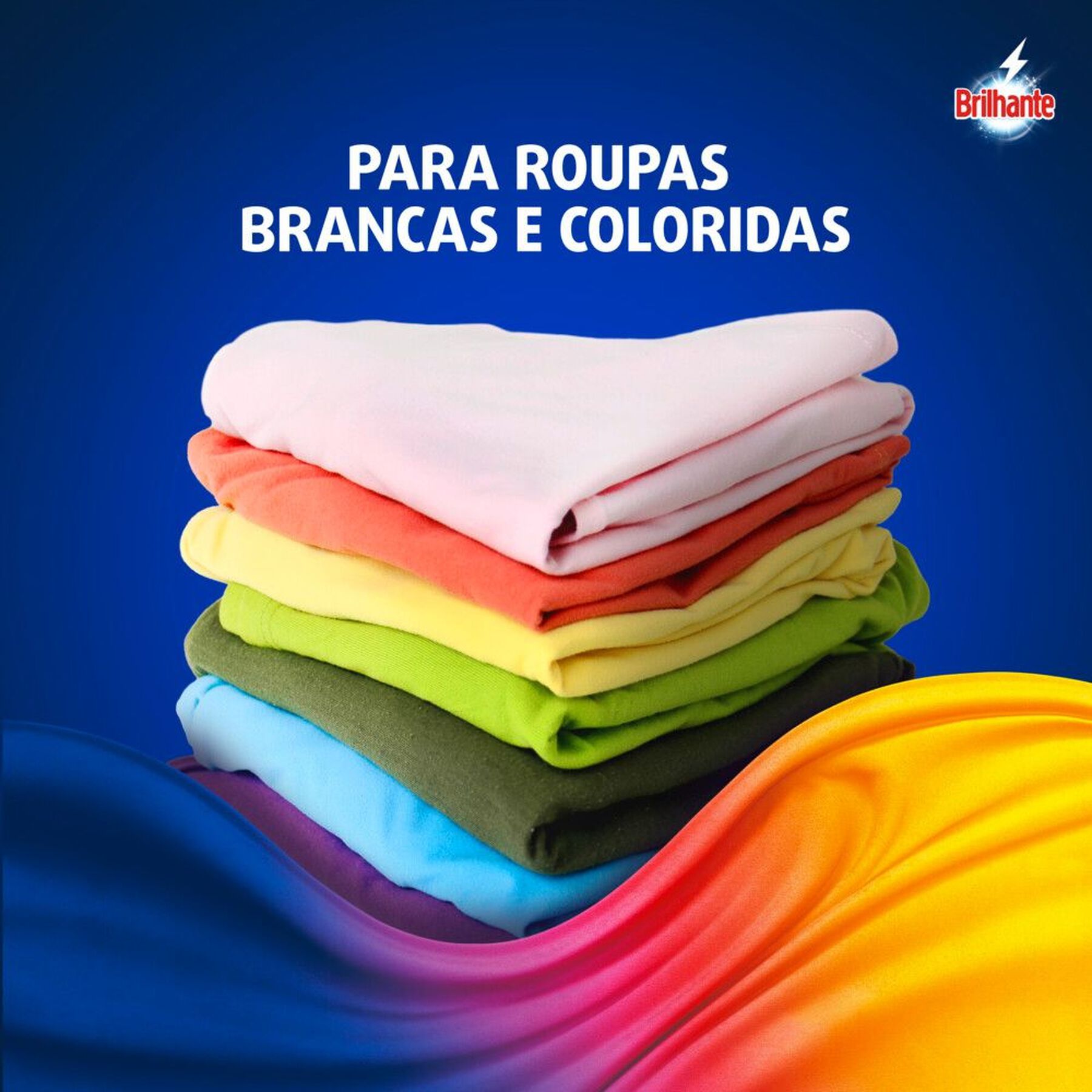 Sab&atilde;o L&iacute;quido Lava Roupas Blindagem das Cores Roupas Brancas e Coloridas Brilhante Limpeza Total Sach&ecirc; 900ml Refil&nbsp;&nbsp;