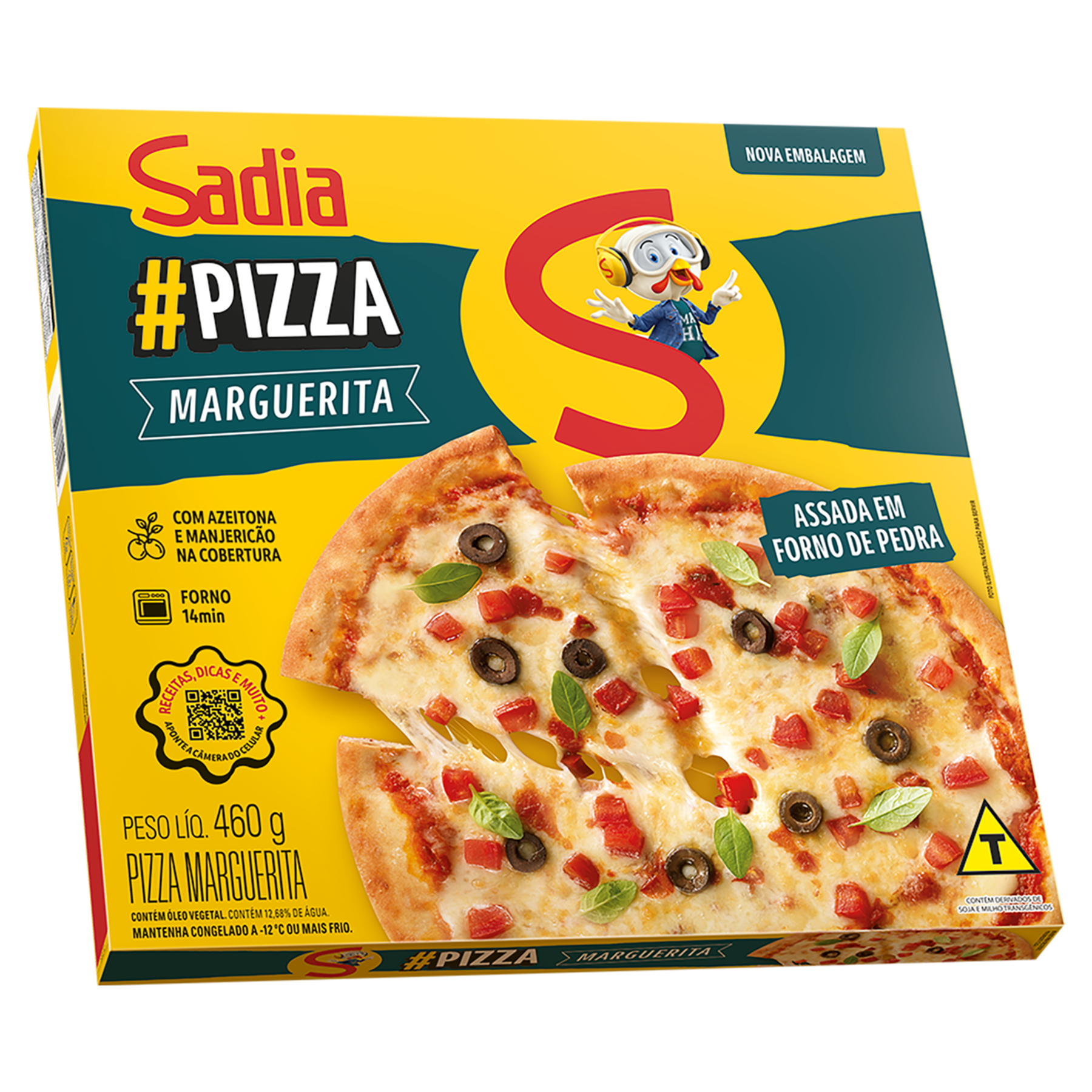 Pizza Marguerita Sadia Caixa 460g