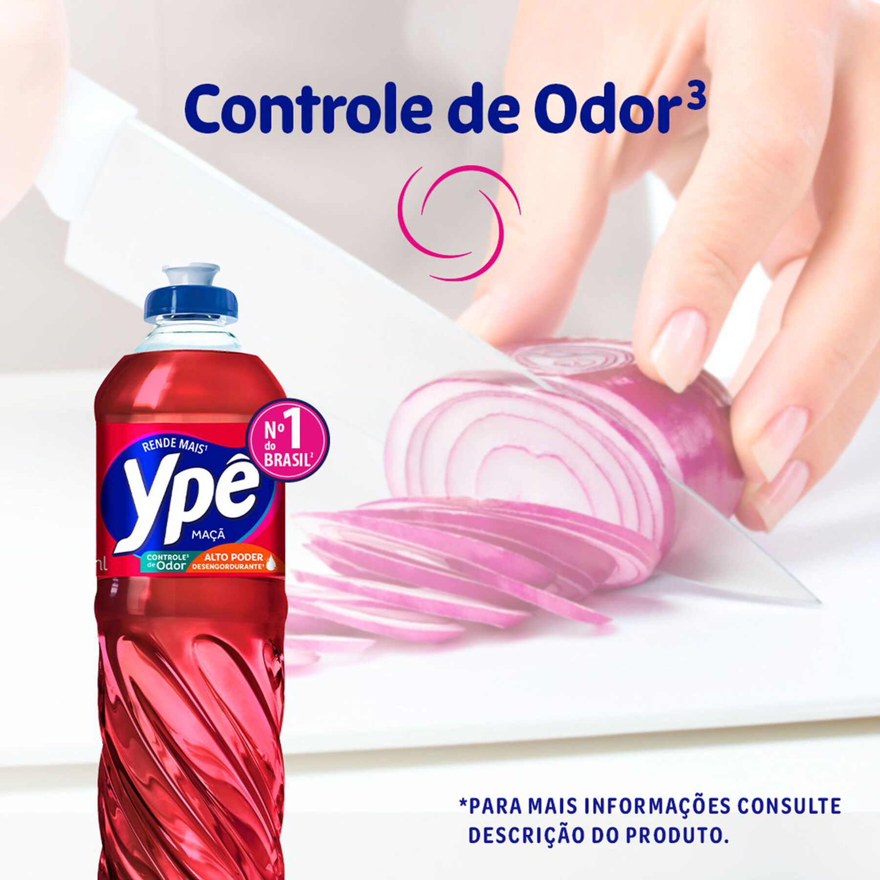 Detergente Líquido Maçã Ypê 500ml