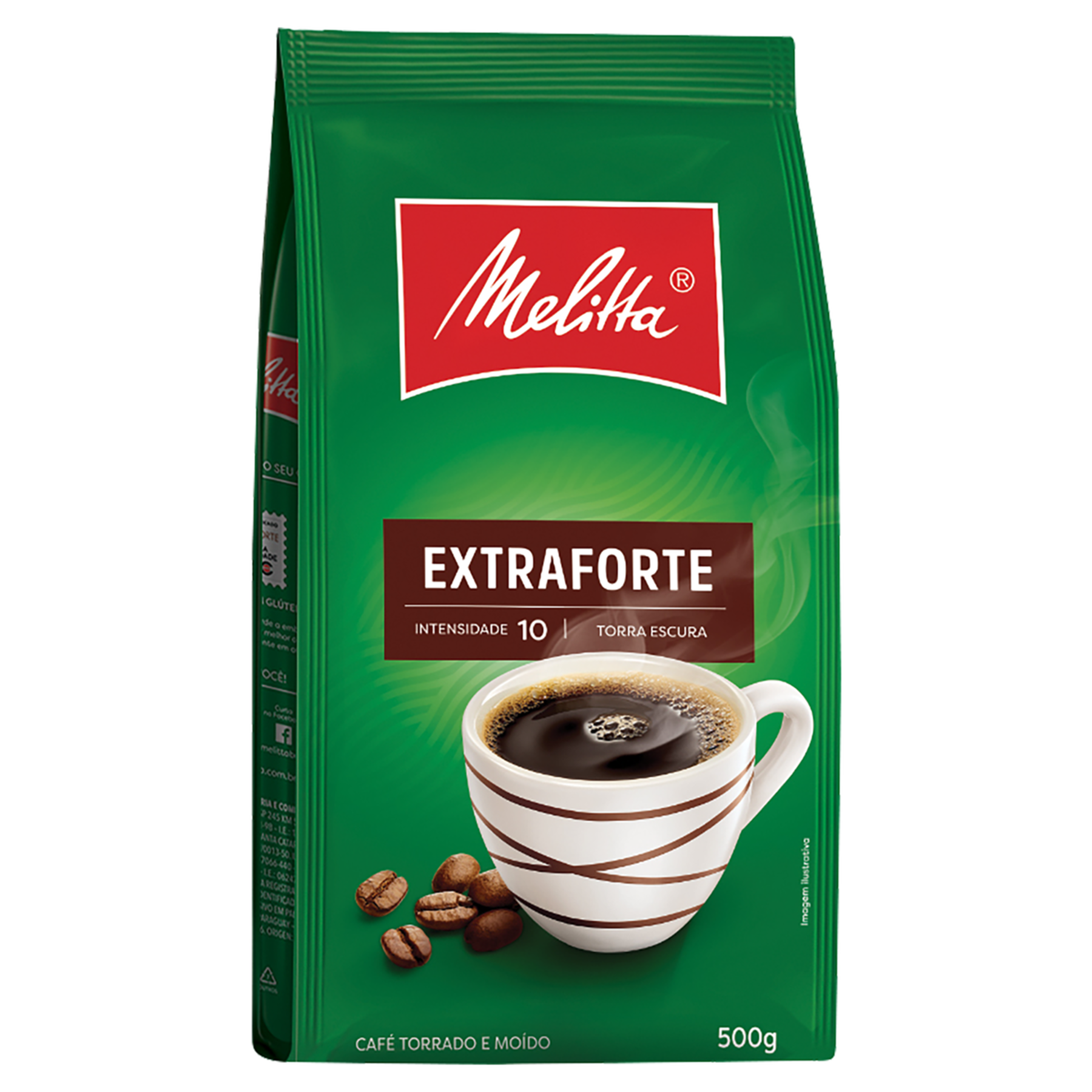 Café Torrado e Moído Extraforte Melitta Pacote 500g