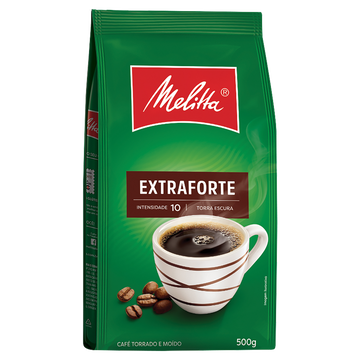 Café Torrado e Moído Extraforte Melitta Pacote 500g