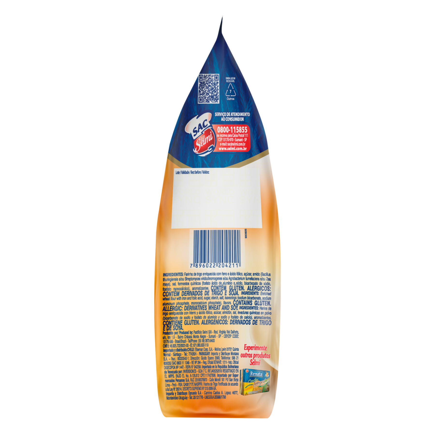 Mistura para Bolo Laranja Renata 400g