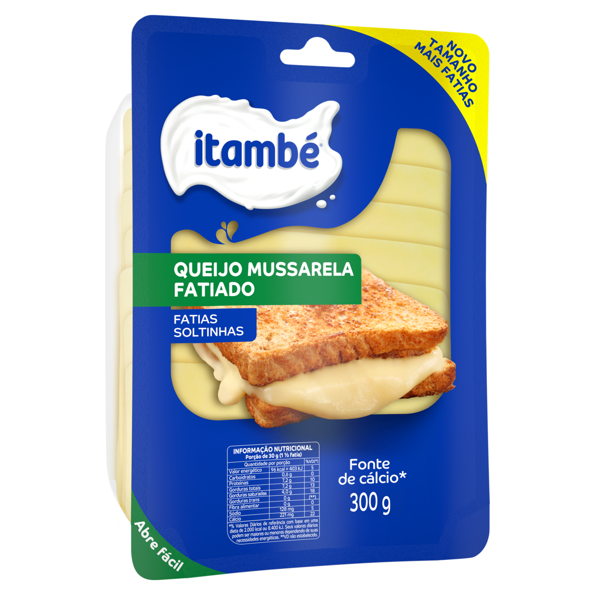 Queijo Mussarela Fatiado Itamb&eacute; 300g