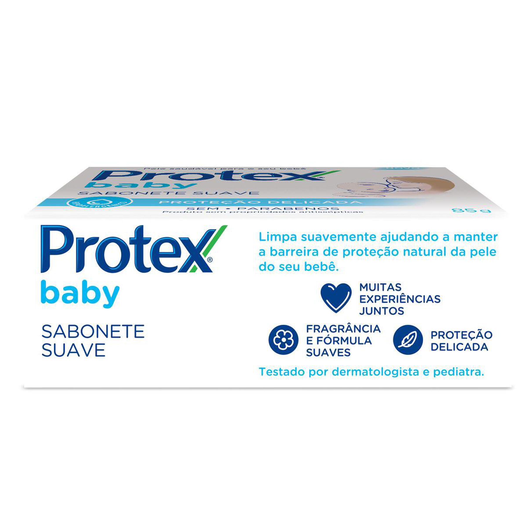 Sabonete em Barra Proteção Delicada Protex Baby Caixa 85g
