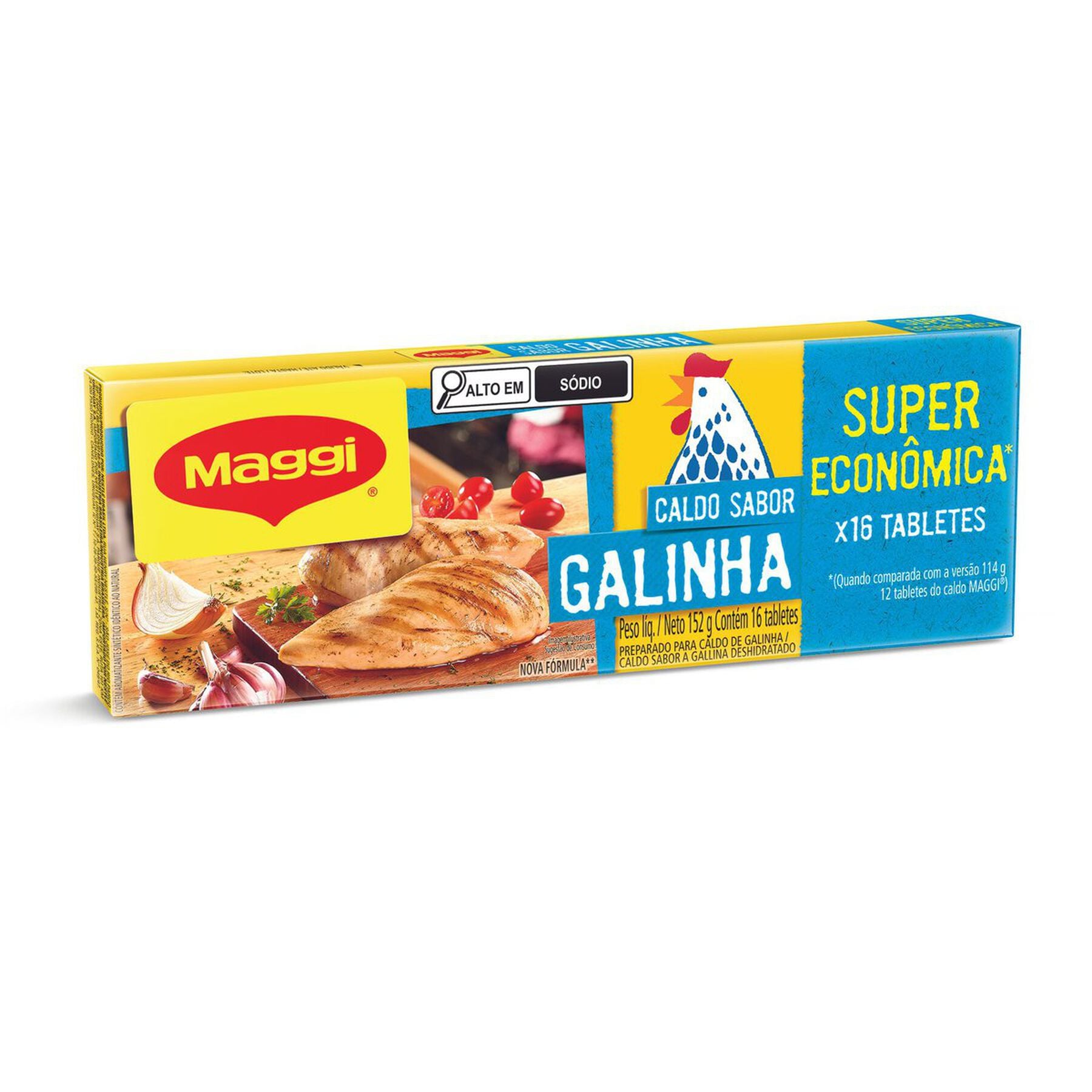 Caldo Maggi Galinha Tablete 152g&nbsp;