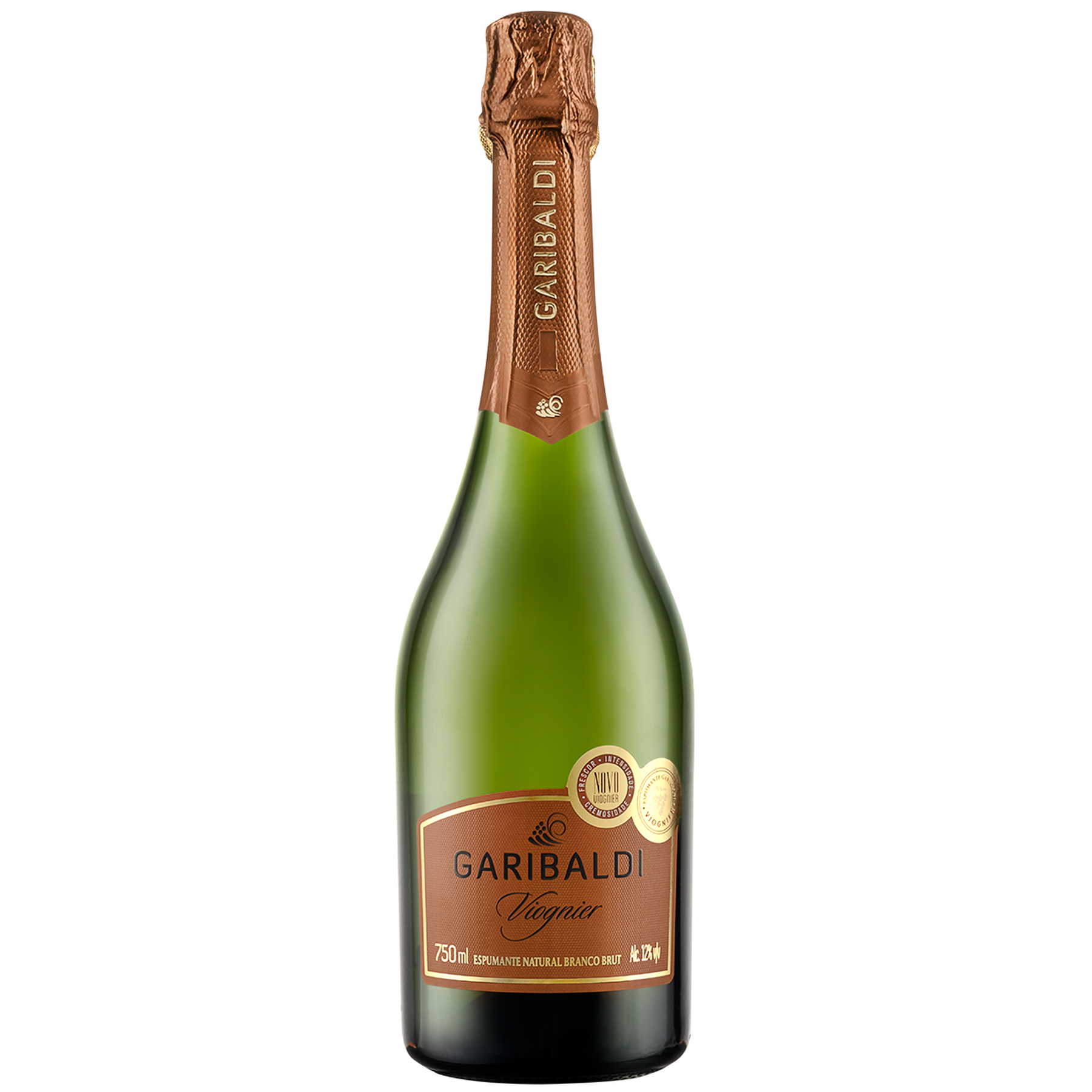 Espumante Branco Brut Natural Viognier Garibaldi Garrafa 750ml