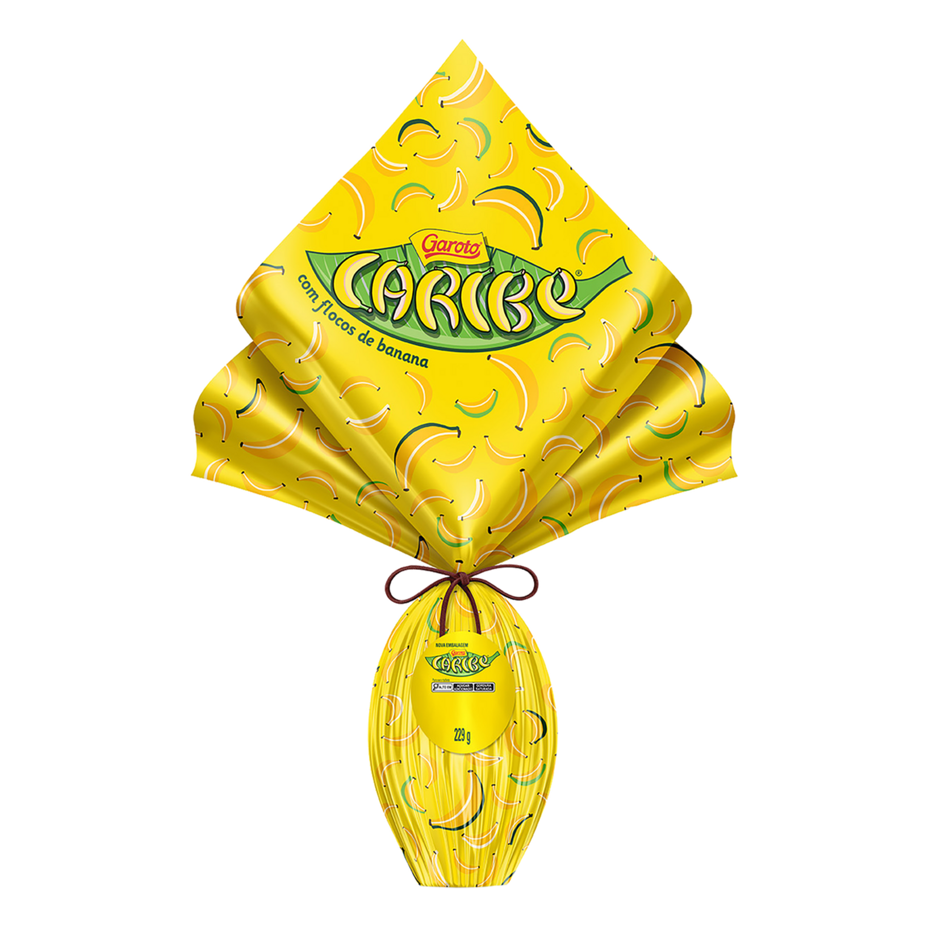 Ovo de Páscoa ao Leite Caribe Garoto 229g