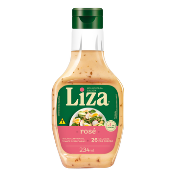 Molho para Salada Rosé Liza Squeeze 234ml