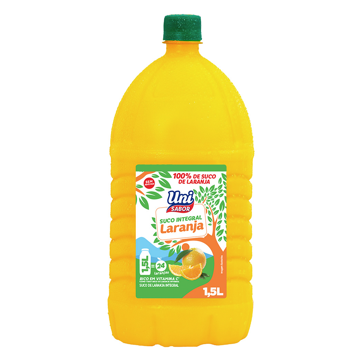Suco Integral Laranja Uni Sabor Garrafa 1,5l