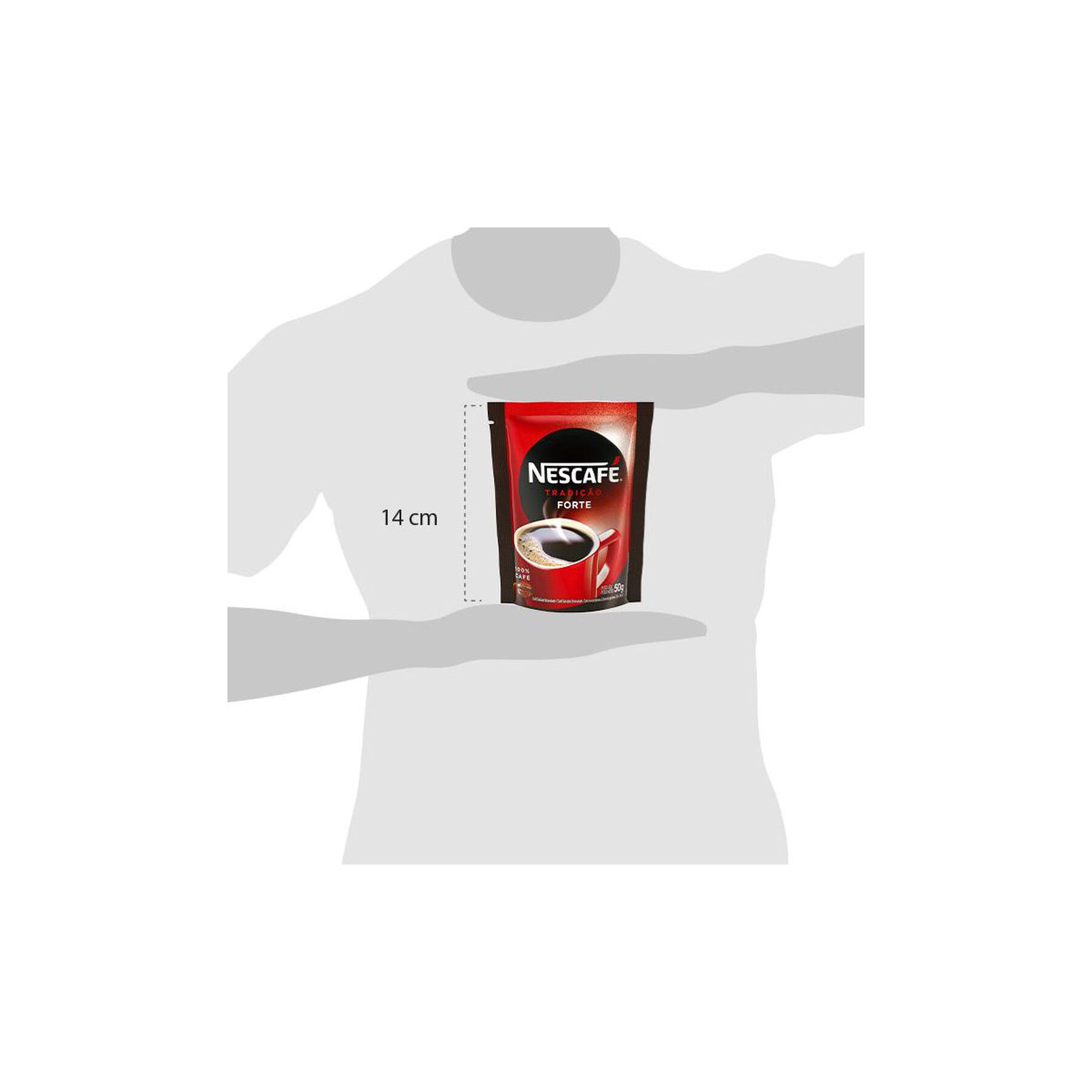 Café Solúvel Forte Nescafé Tradição Sachê 50g