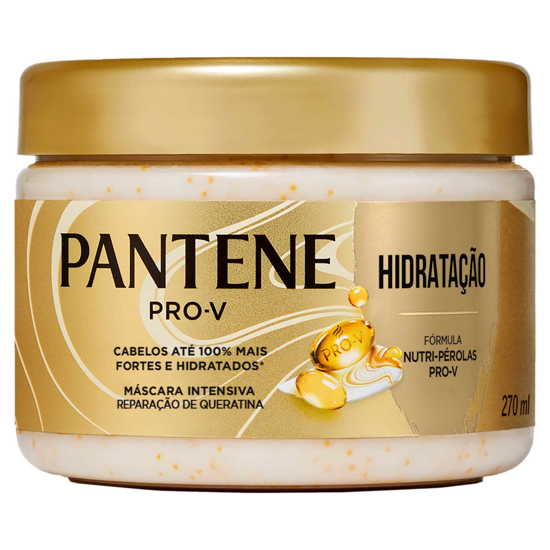 M&aacute;scara de Tratamento Hidrata&ccedil;&atilde;o Pantene Pote 270ml